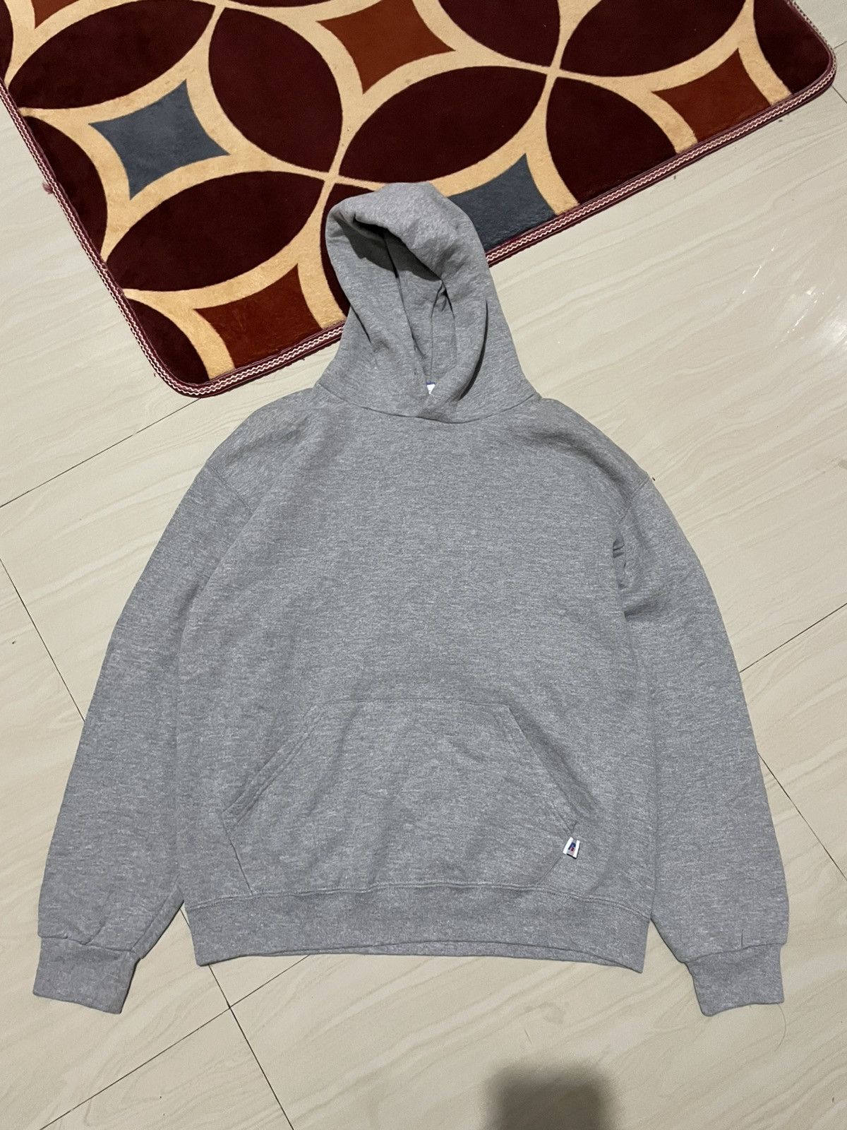 HEAVYWEIGHT Russell Athletic Hoodie Blank HEATHER GREY