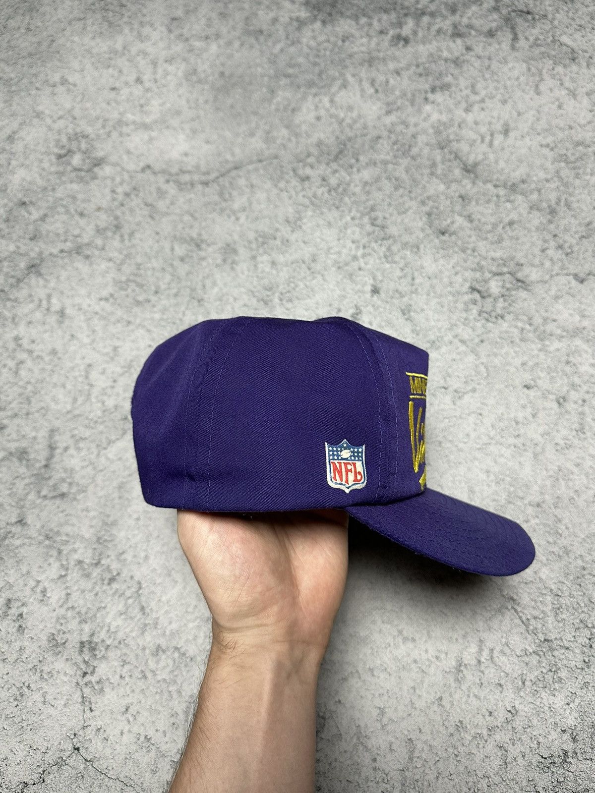 NFL Vintage Minnesota Vikings NFL 80s Euro Cap Hat Size ONE SIZE - 3 Thumbnail