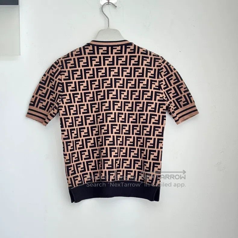 Fendi Fendi Knitted short-sleeved shirt Size XS / US 0-2 / IT 36-38 - 6 Thumbnail