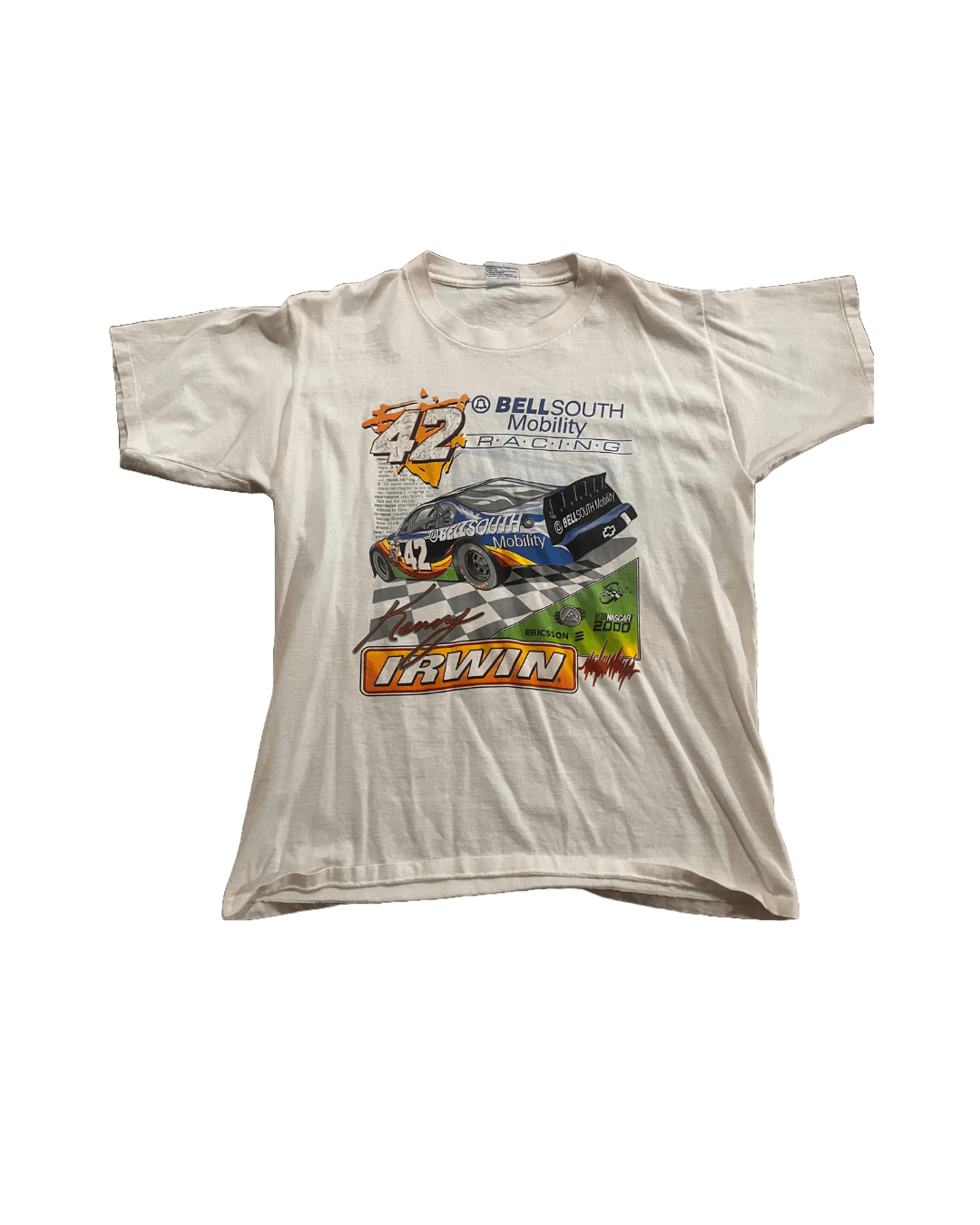 Vintage Vintage 2000 Kenny Irwin NASCAR All Sport Max Weight T-Shirt Size US L / EU 52-54 / 3 - 1 Thumbnail