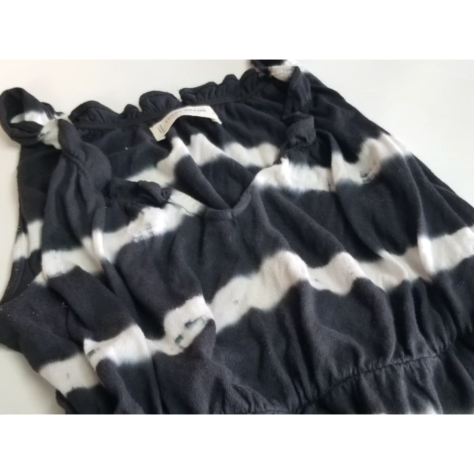 Lucky Brand Lucky Brand Women's Swimwear Sleeveless Stipped Black White Dress M Colorful Orange Distinctive Shaped Size M / US 6-8 / IT 42-44 - 7 Thumbnail