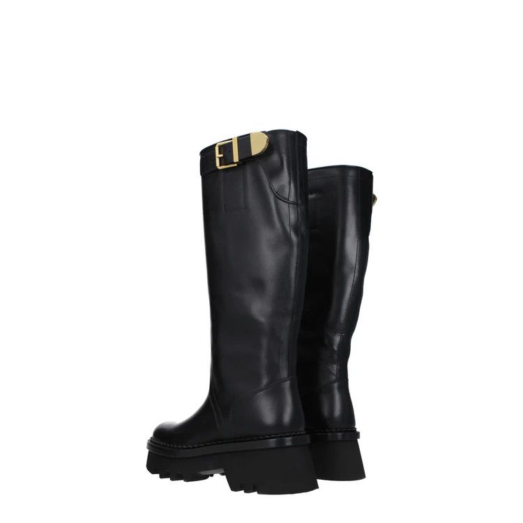 Chloe ob1o1e1024 Leather Boots in Black Size US 6 / IT 36 - 4 Thumbnail