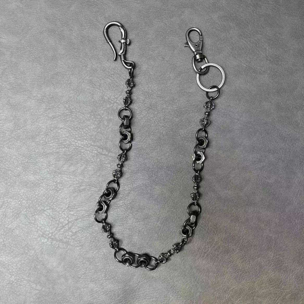 Vintage Retro hip-hop punk style jeans waist chain Size ONE SIZE - 4 Thumbnail