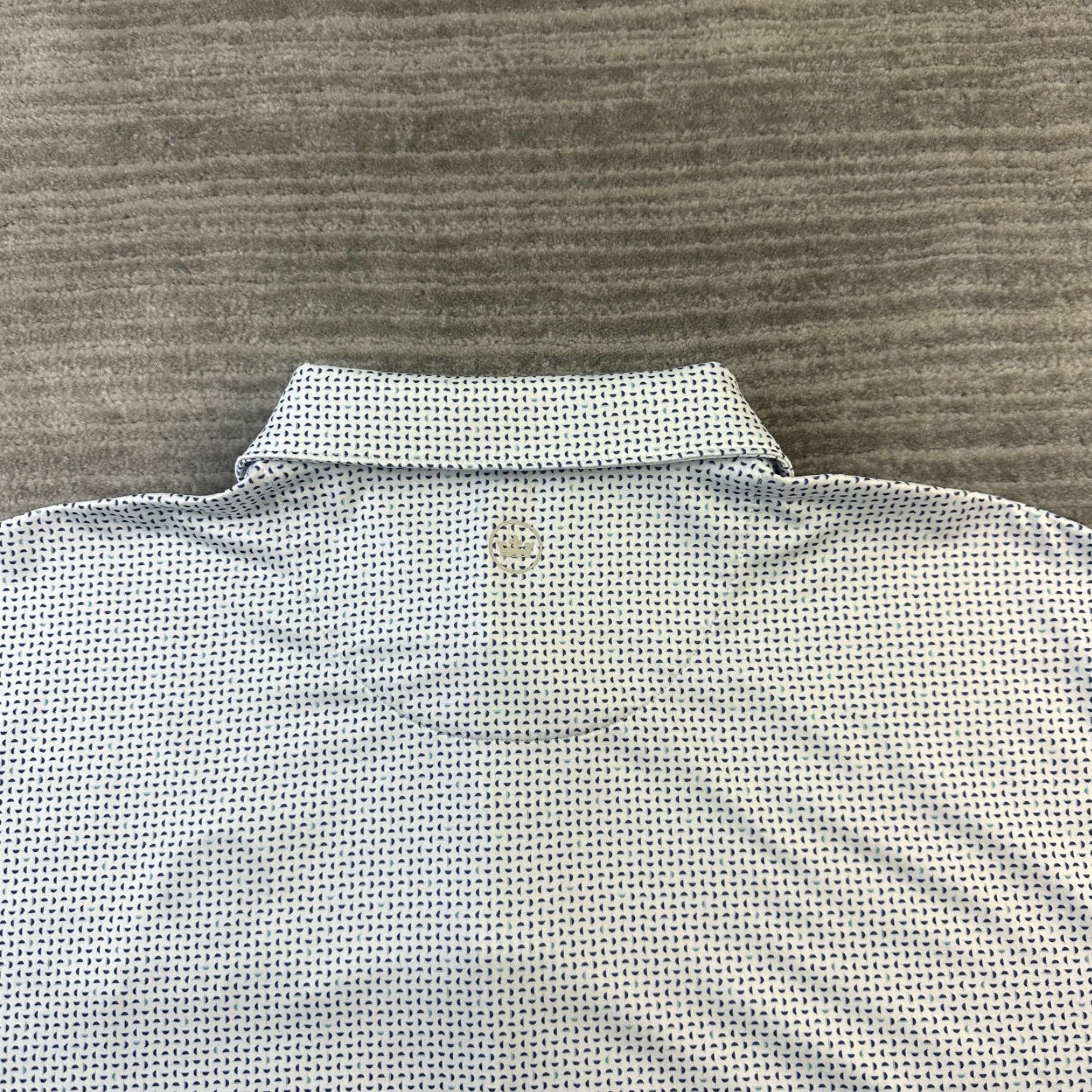 Peter Millar Peter Millar Polo Shirt Mens Large Blue Summer Comfort Performance Crown Size US L / EU 52-54 / 3 - 3 Thumbnail