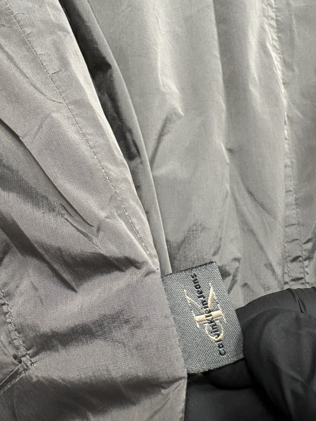 Calvin Klein Calvin Klein Jeans Nylon Metal Silver Jacket Vintage 00s Y2K Size US M / EU 48-50 / 2 - 23 Thumbnail
