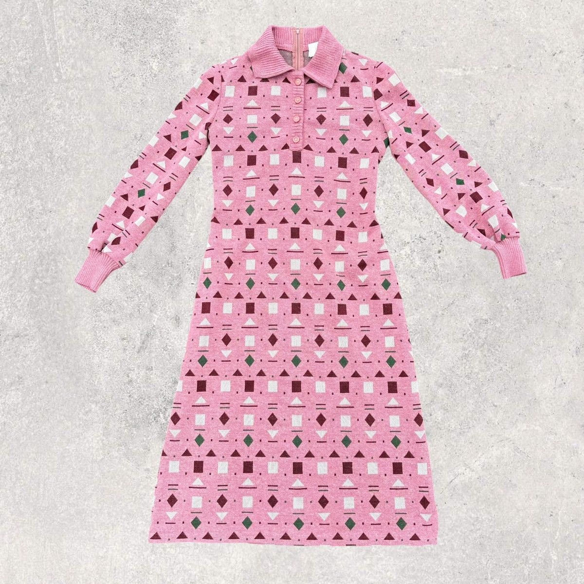 Bergdorf Goodman × Vintage 1960s Vintage Sweater Dress Size XL / US 12-14 / IT 48-50 - 1 Thumbnail