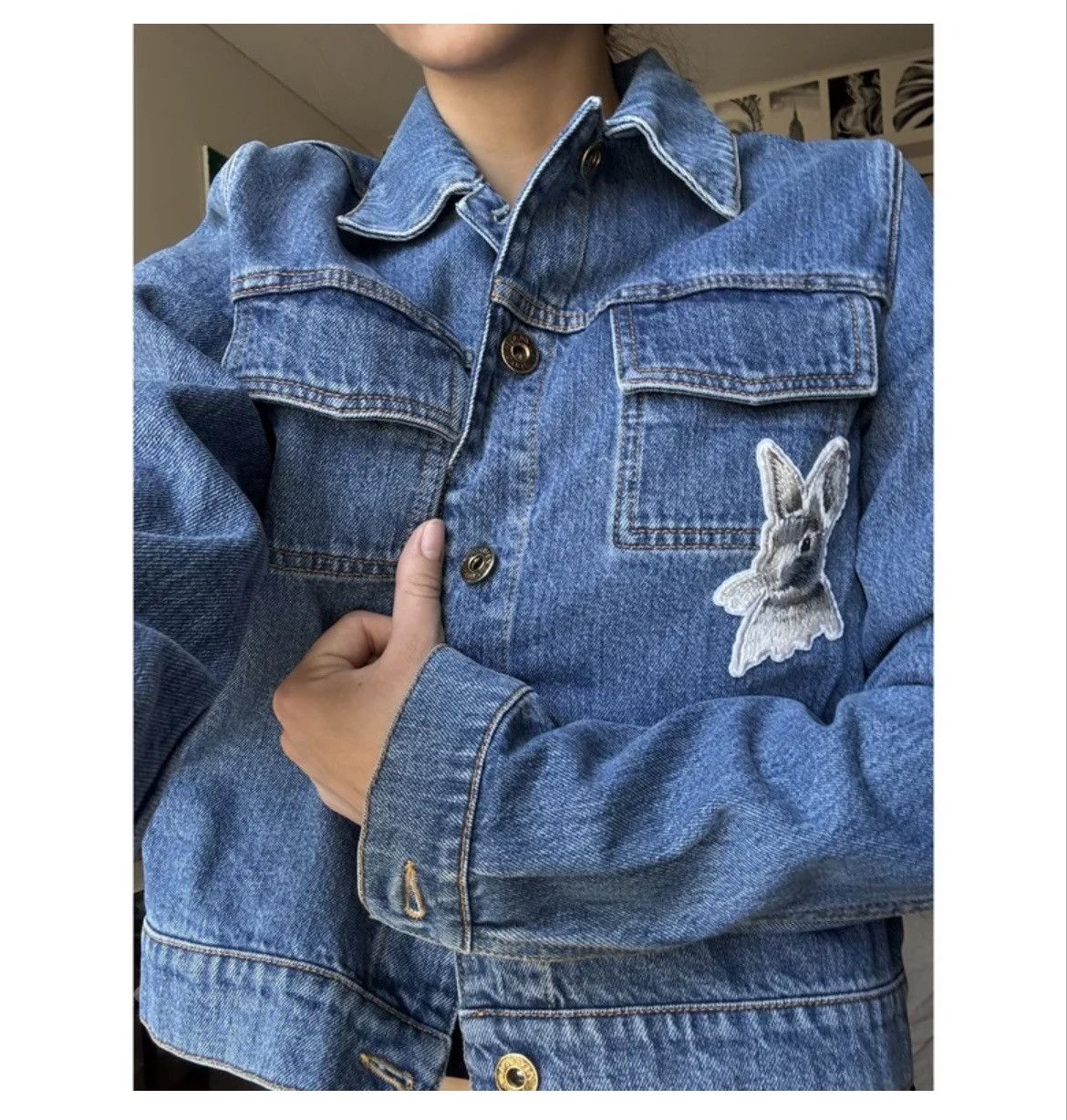 Lanvin Lanvin Botanica long sleeve denim jacket Size XS / US 0-2 / IT 36-38 - 4 Thumbnail