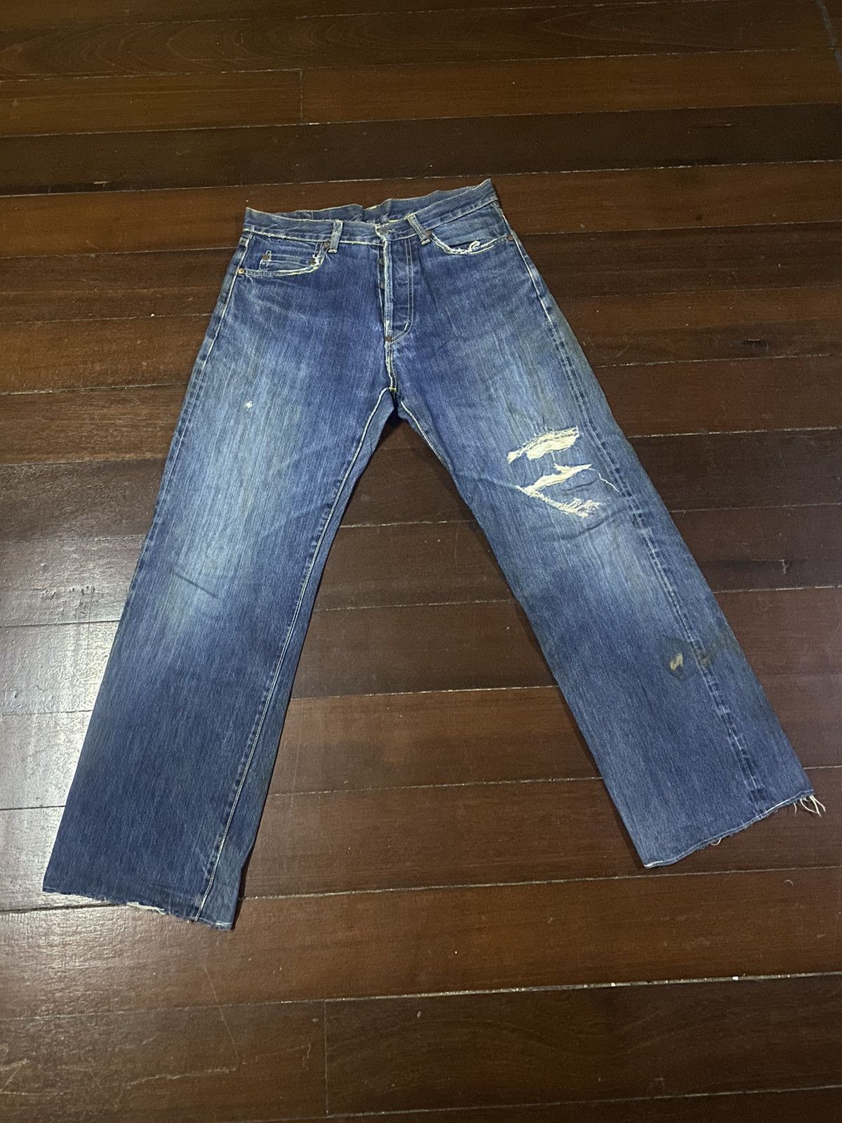 Japanese Brand × Studio D'Artisan × Vintage FIRE 🔥 vintage Studio D’Artisan DO2AXX Selvedge Denim Size US 32 / EU 48 - 1 Thumbnail