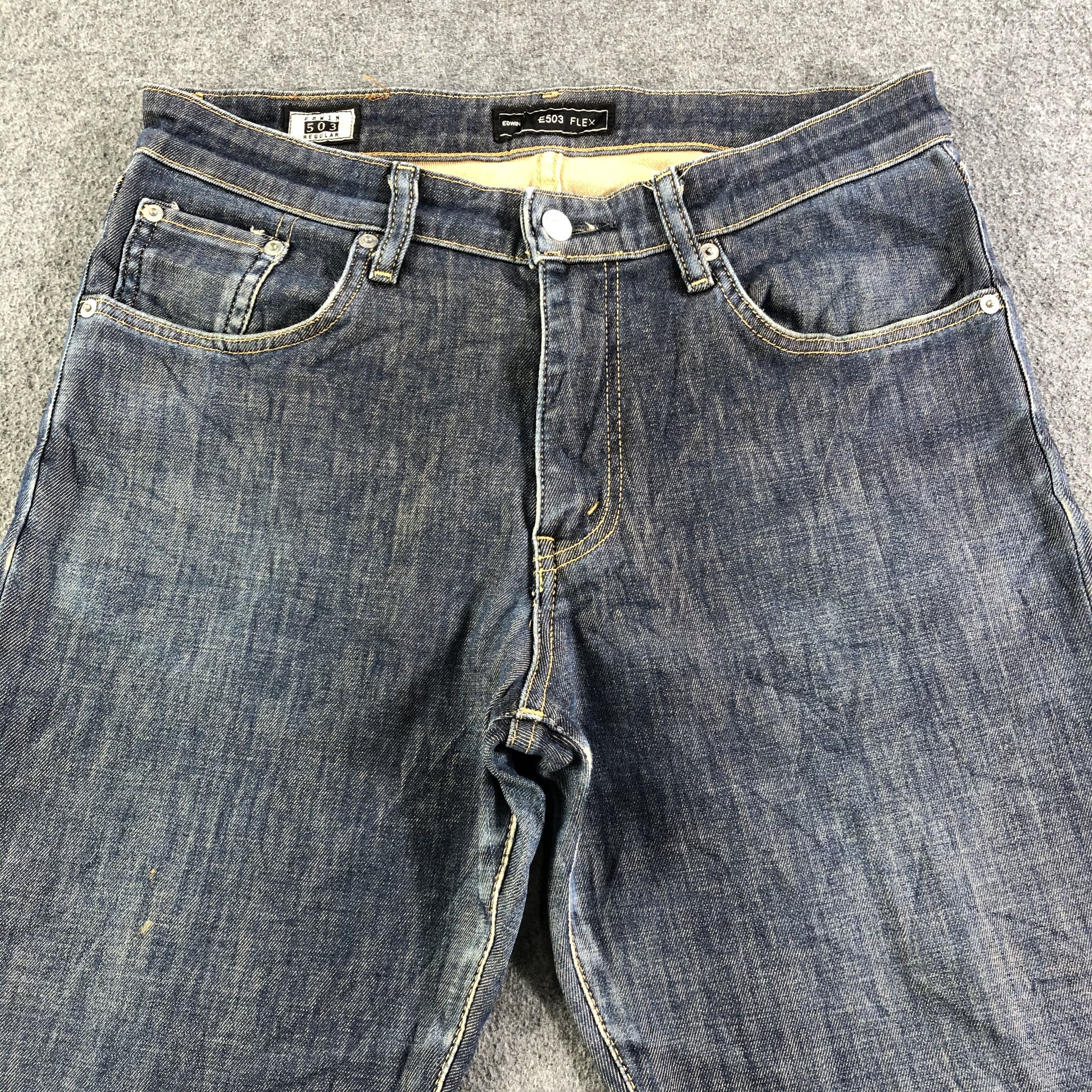 Edwin Vintage Blue Wash Edwin Jeans-J2915 Size US 32 / EU 48 - 3 Thumbnail