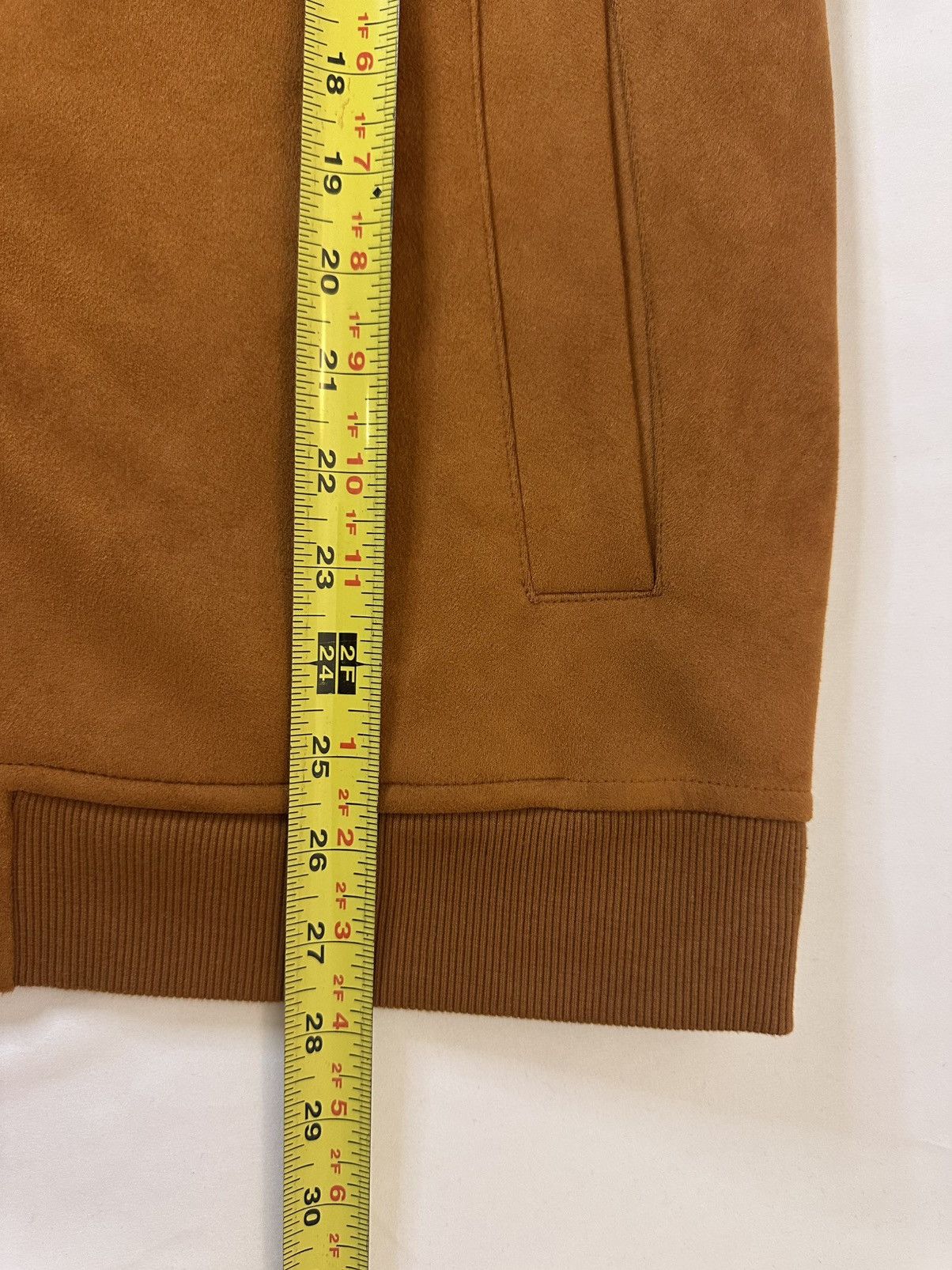 Ben Sherman Ben Sherman Men's Faux Suede Bomber Jacket Full Zip Large Size US L / EU 52-54 / 3 - 7 Thumbnail