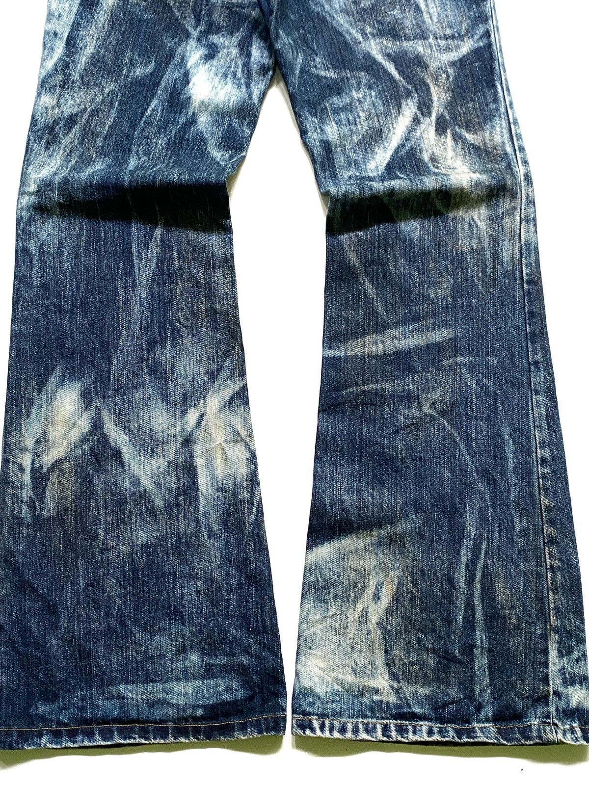 Japanese Brand SICK💰 Uknown made in japan Flare jeans Size US 30 / EU 46 - 5 Thumbnail