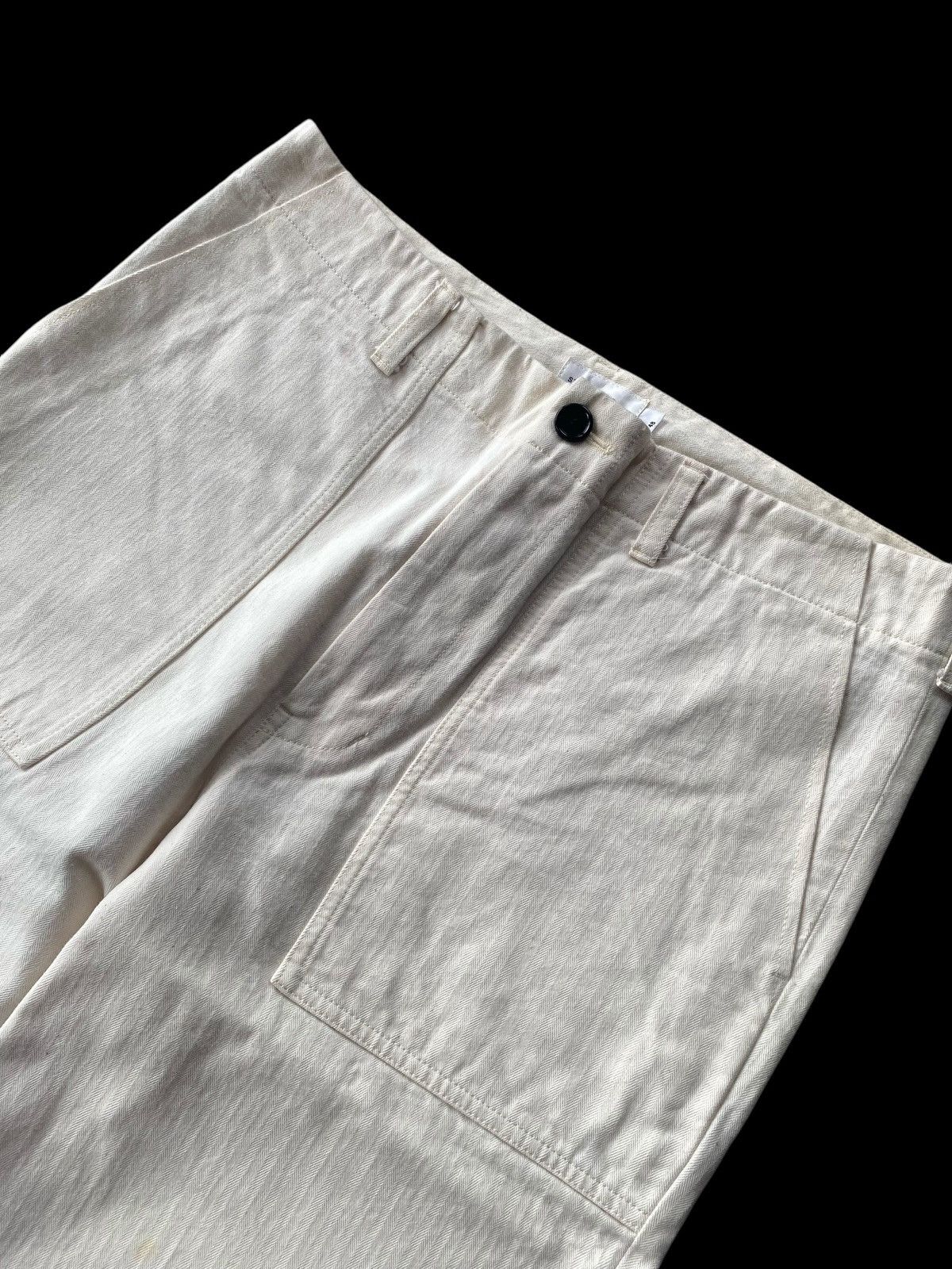 STILL BY HAND still by hand heringbone fatigue pants Size US 35 - 3 Thumbnail