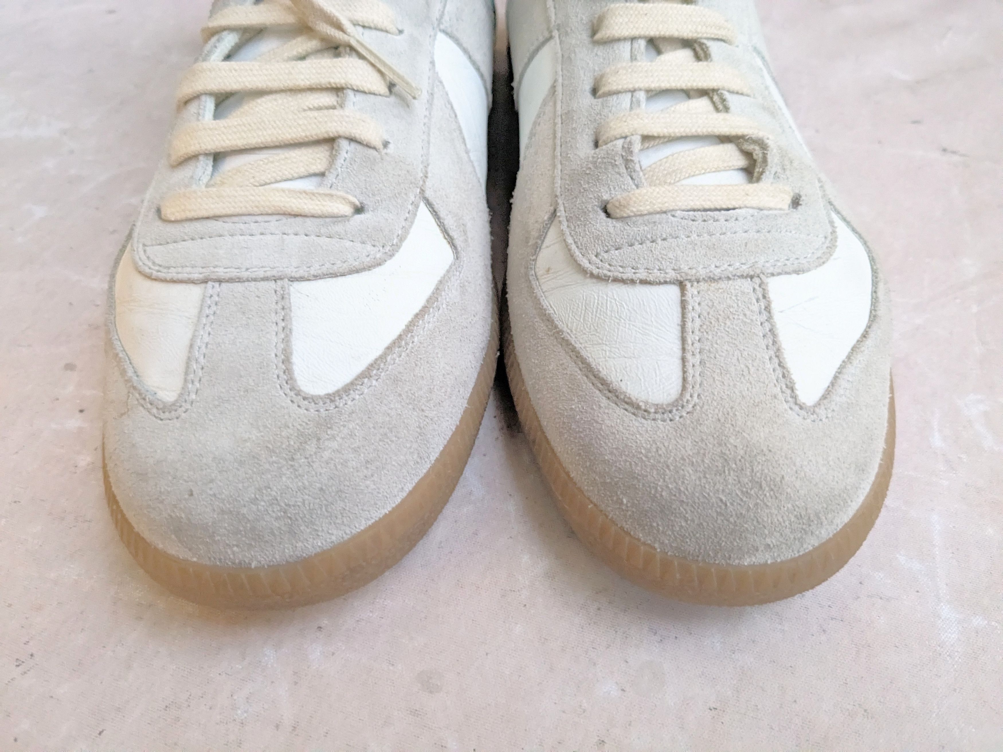 Maison Margiela Maison Margiela Replica GAT White Gray 11 44 High Tops Size US 11 / EU 44 - 4 Thumbnail