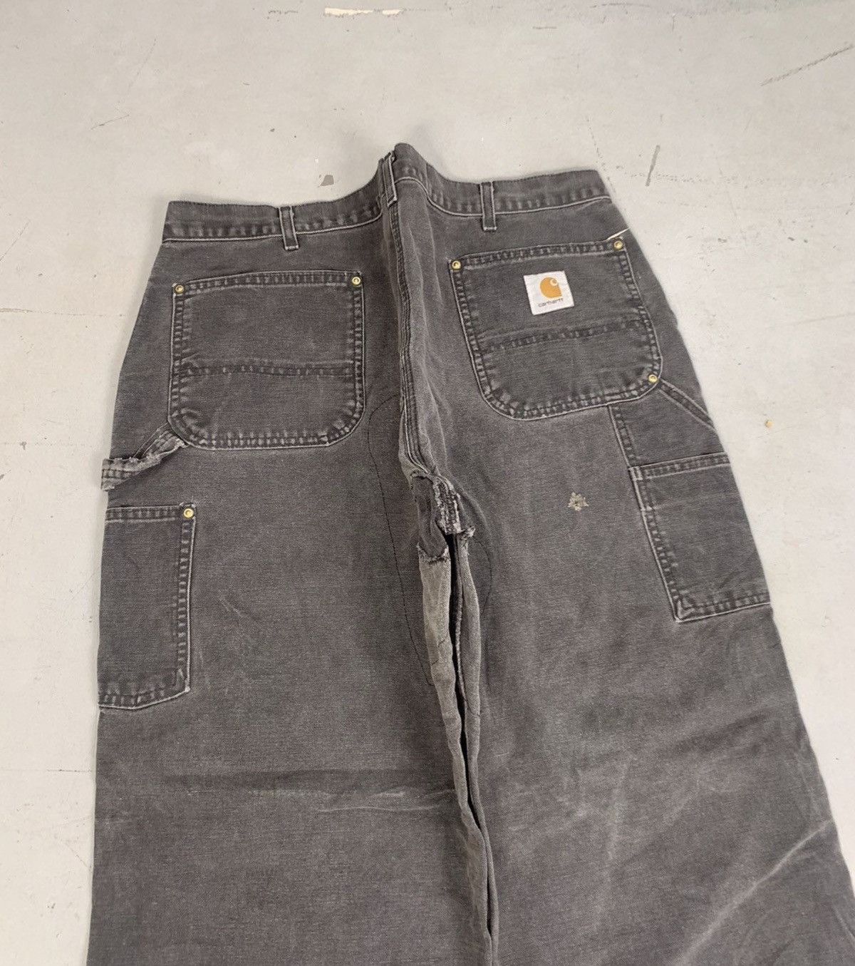 Carhartt Vintage carhartt b01 blk double knee denim Size US 40 / EU 56 - 8 Thumbnail