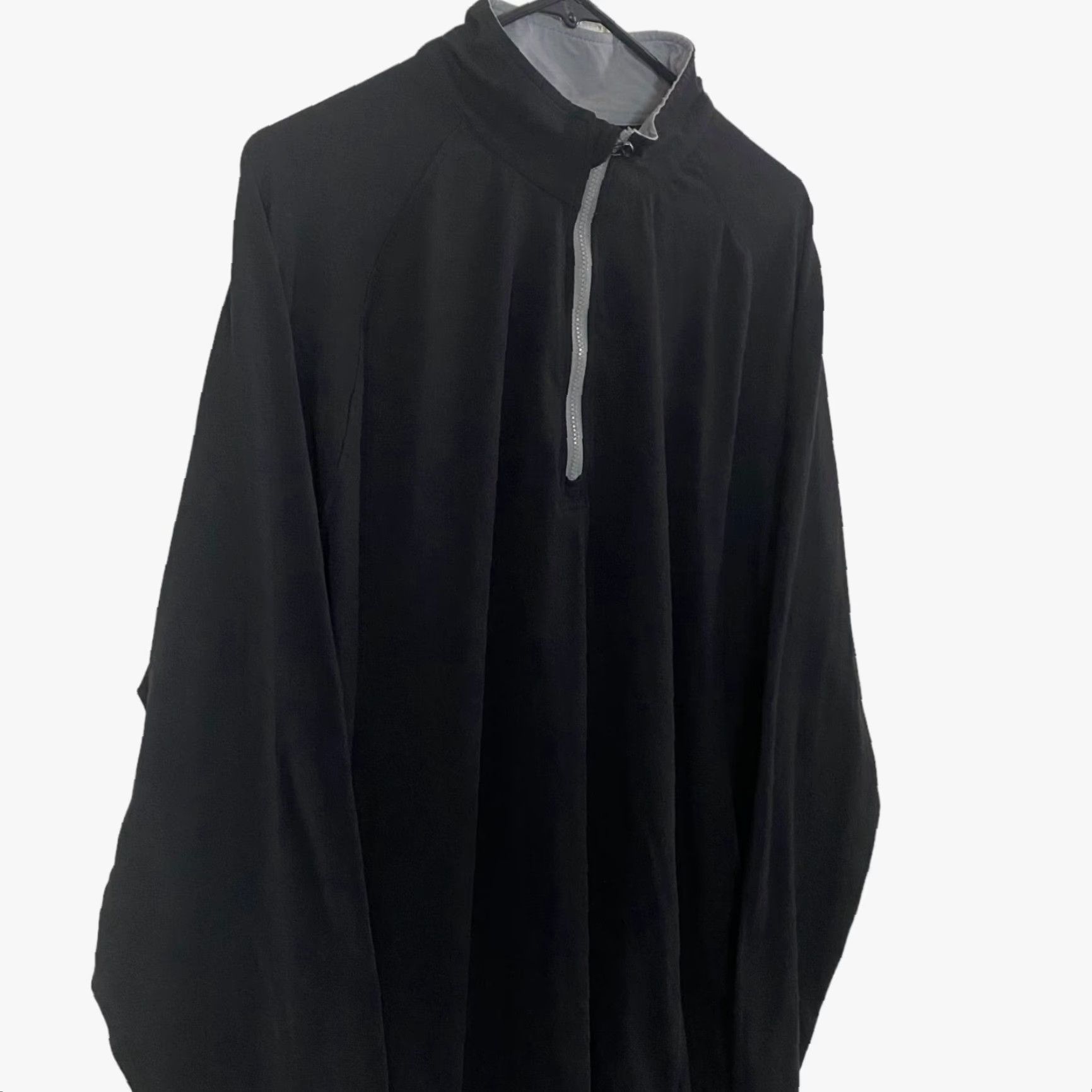 Vintage Cloudveil Athletic Quarter-Zip Sweatshirt Black Men's Large Mock Neck Pullover Size US L / EU 52-54 / 3 - 4 Thumbnail