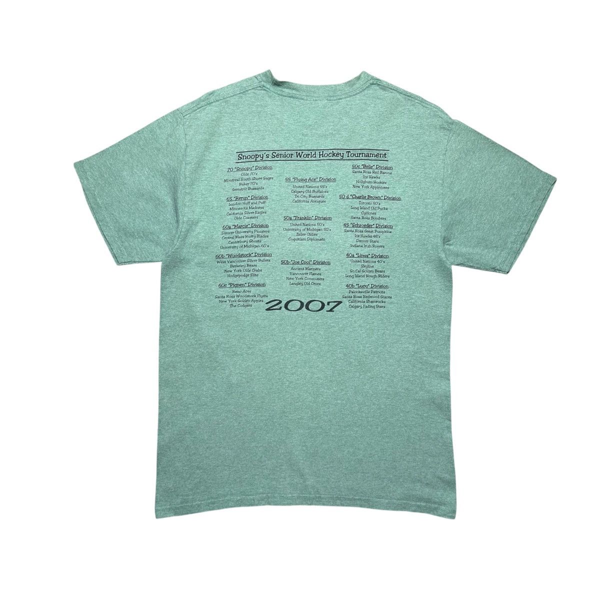 Vintage Vintage Snoopy’s Senior World Hockey Tournament T-Shirt Size US M / EU 48-50 / 2 - 2 Thumbnail