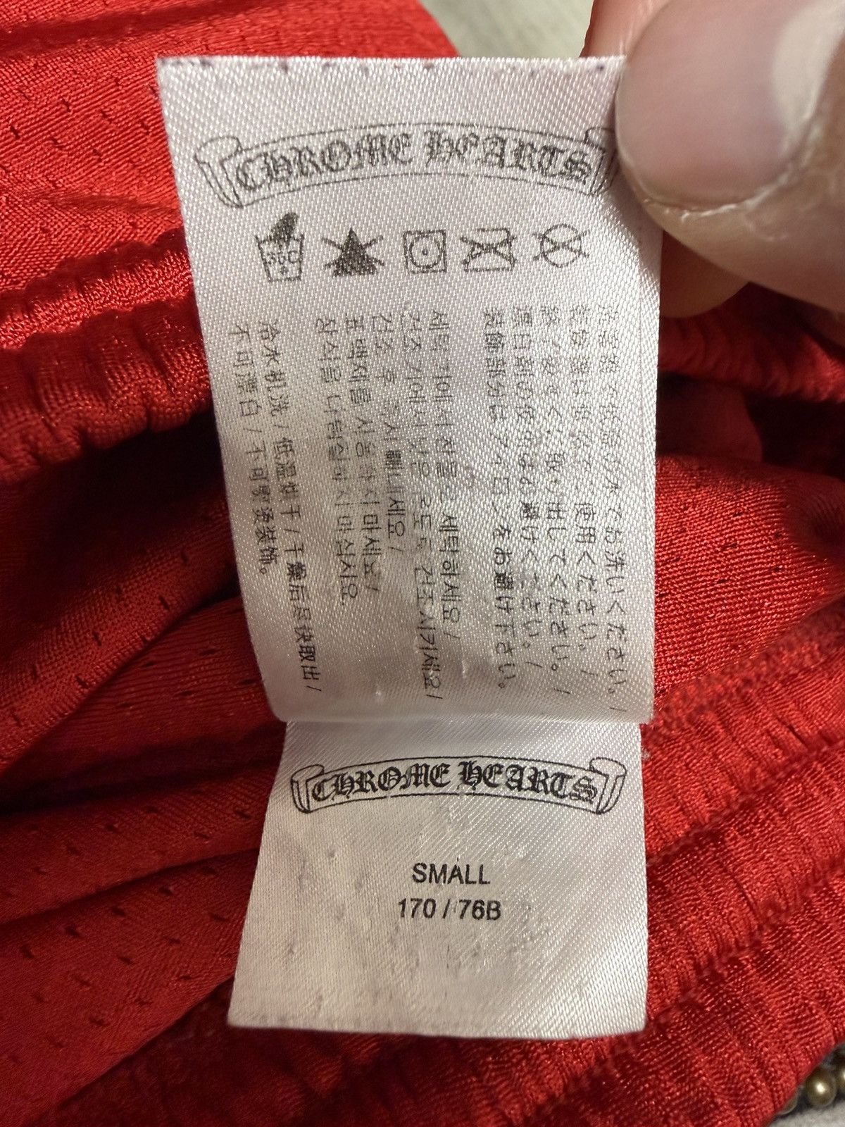 Chrome Hearts Chrome Hearts Red Mesh Shorts Size US 30 / EU 46 - 5 Thumbnail