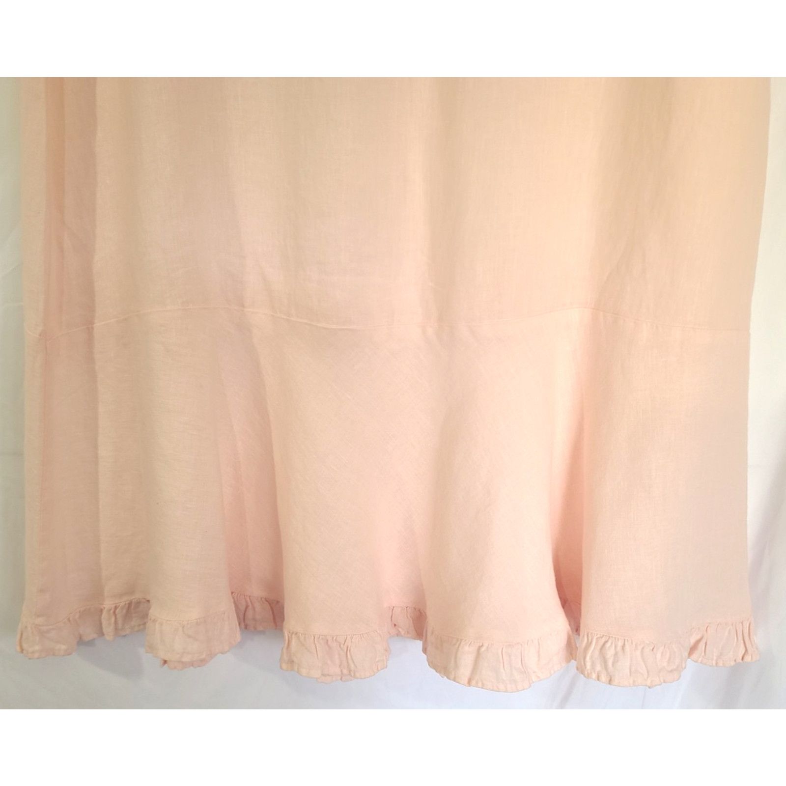 Other Matchpoint Womens 100% Linen Pink Tunic Skirt Set Large Size 32" / US 10 / IT 46 - 10 Thumbnail