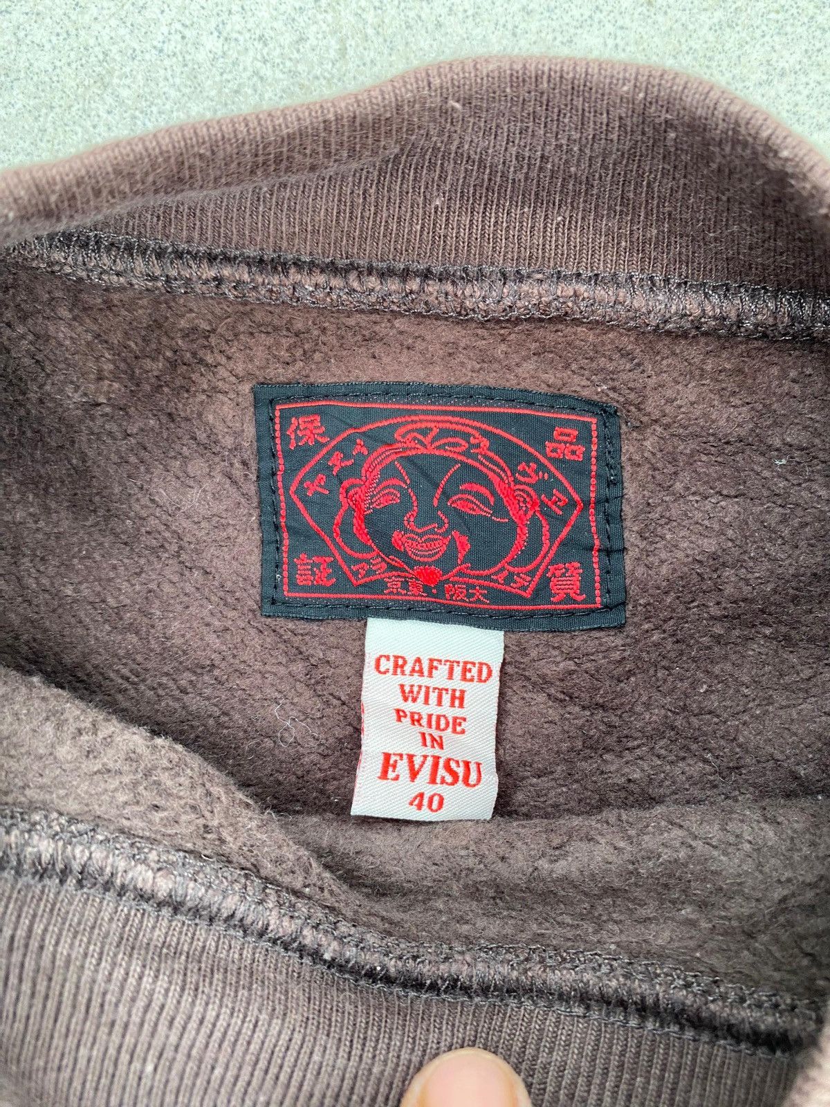 Evisu Vintage Evisu Far East Monogram Sweatshirt Jumper Size US L / EU 52-54 / 3 - 6 Thumbnail