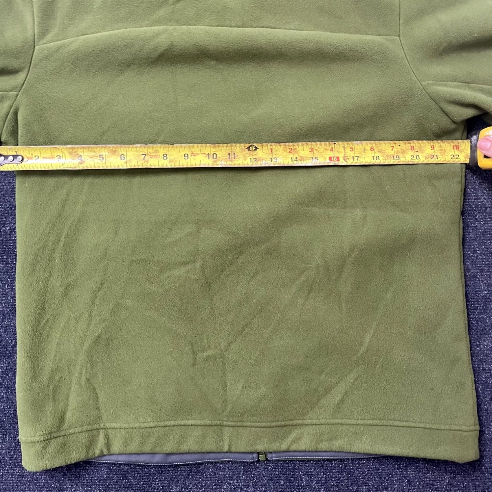 The North Face The North Face Jacket Mens Large Green Gray Fleece Full Zip Sherpa Lined Pockets Size US L / EU 52-54 / 3 - 4 Thumbnail