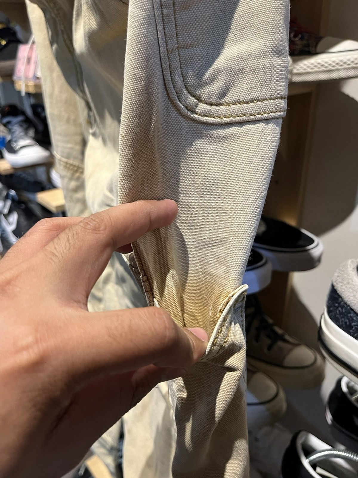 Carhartt × Vintage Vintage brown Carhartt insulated work carpenter pants Size US 36 / EU 52 - 9 Thumbnail