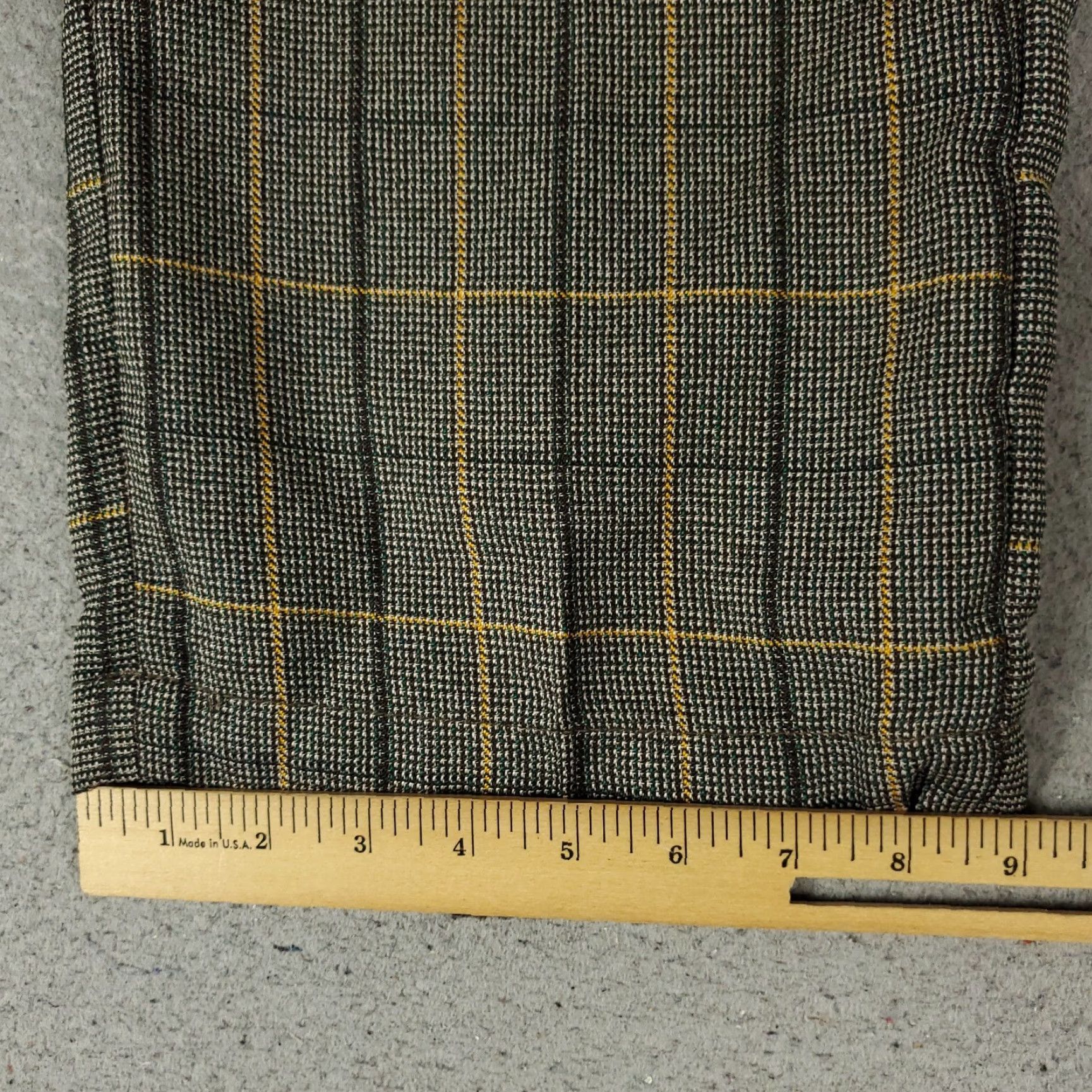 MNML MNML Dress Pants Mens 34x30 Gray Beige Plaid Knit Slash Pockets Trousers Size US 34 / EU 50 - 6 Thumbnail