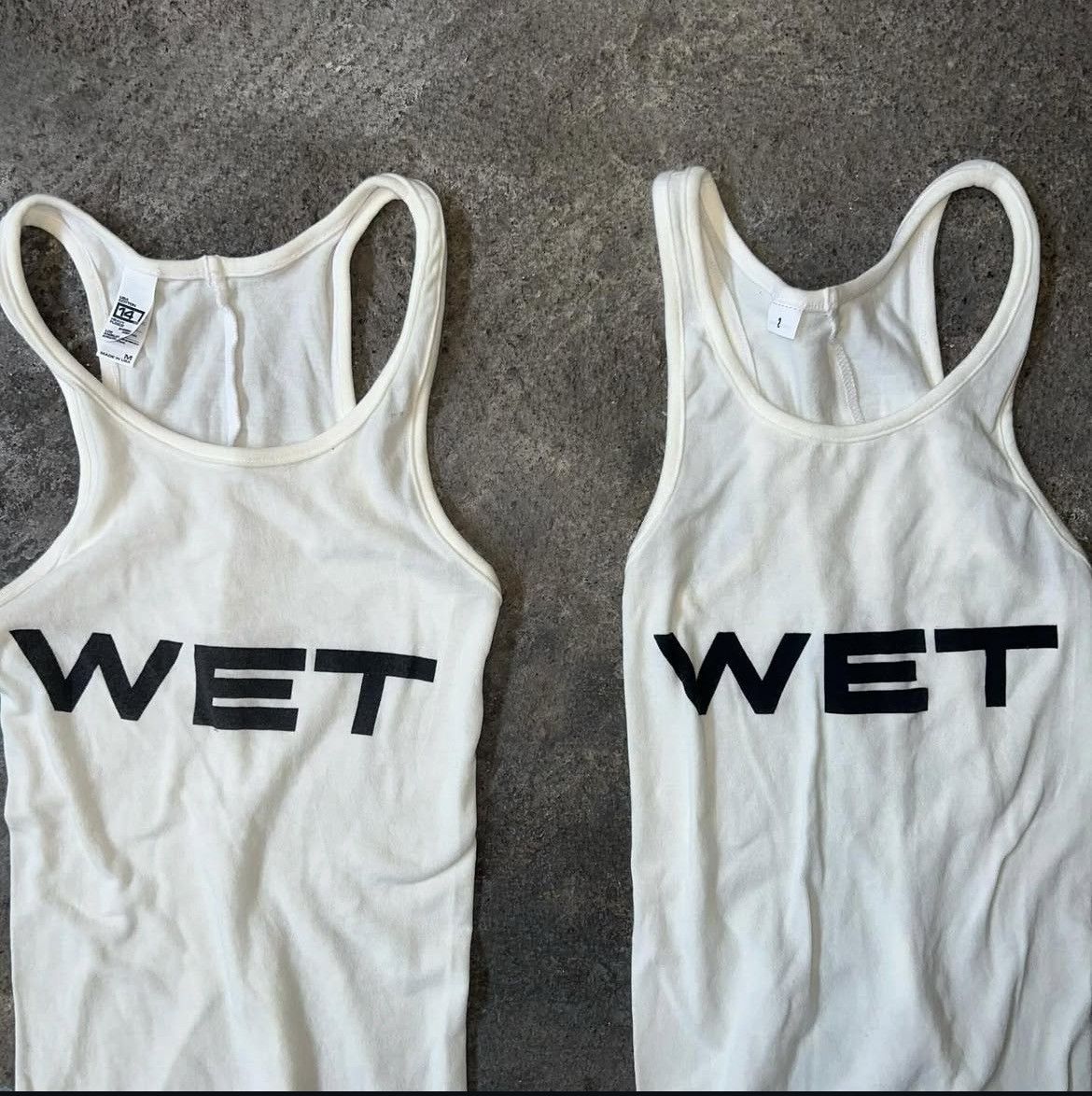 Kanye West YZY Mowalola Wet Tank | Grailed