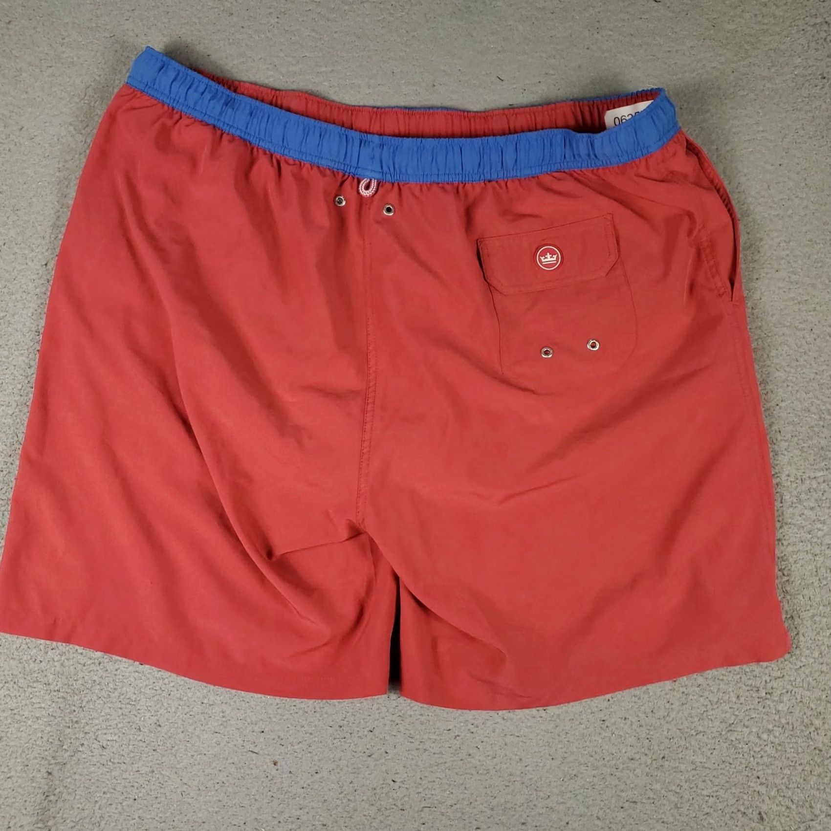 Peter Millar Peter Millar Mens Red Beach Board Swim Trunks 2XL Lace Tie Size US 39 - 7 Thumbnail