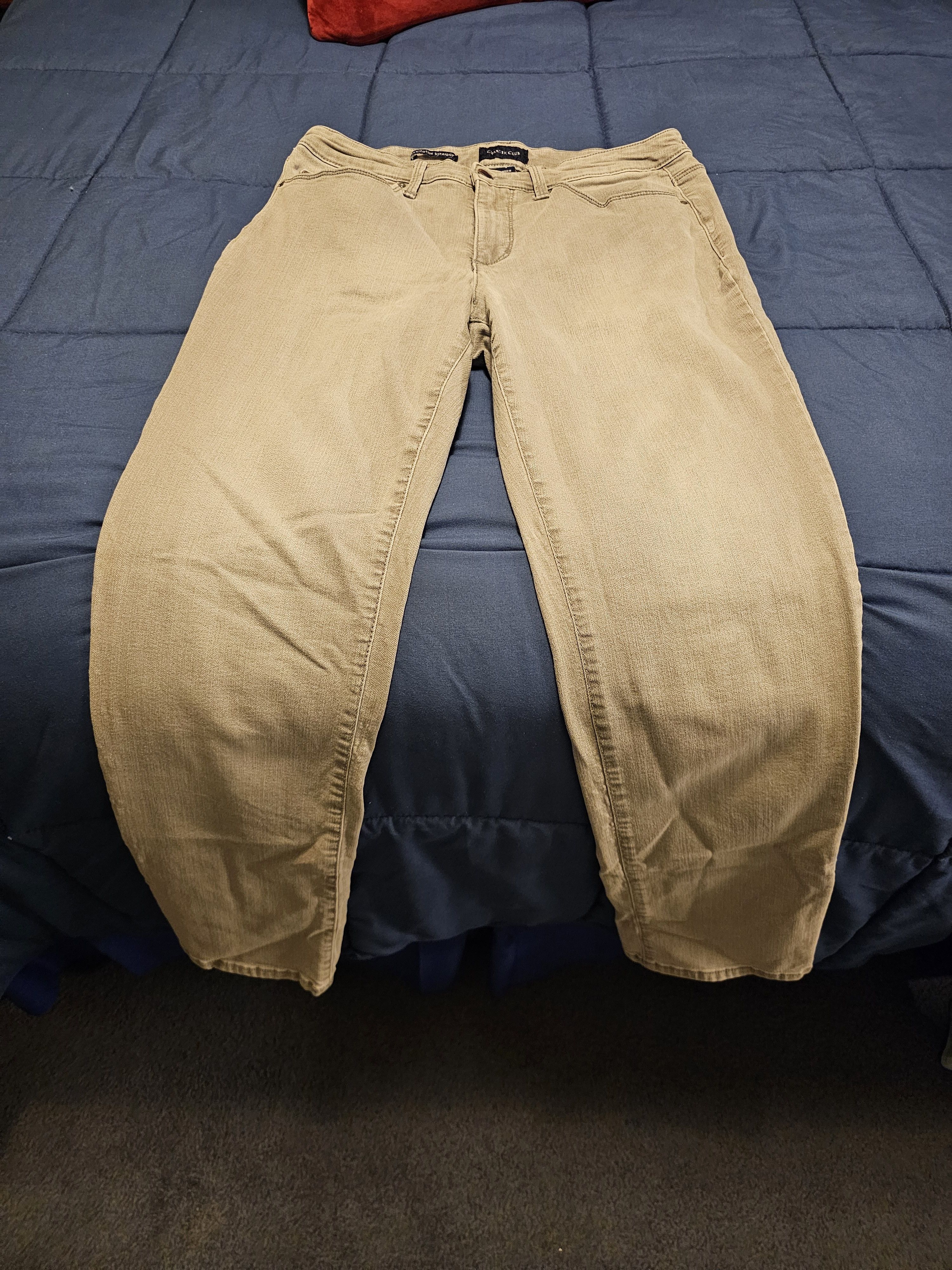 Charter Club Charter club lexington straight Women's pants size 8 gray Size 30" / US 8 / IT 44 - 1 Thumbnail