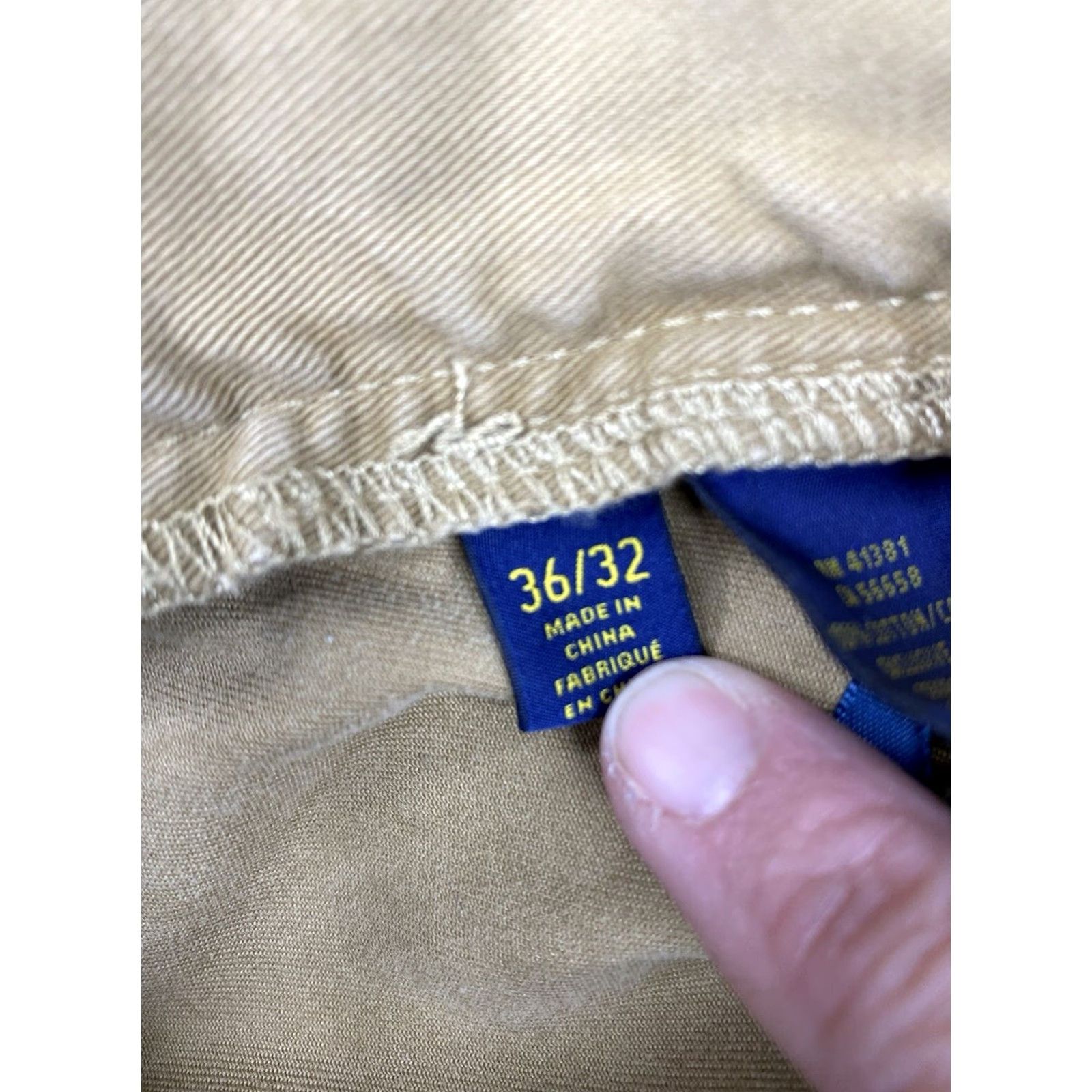 Polo Ralph Lauren Polo Ralph Lauren Pants Chino 36 Mens Beige Tan Khaki 100% Cotton Straight Leg Front Flat Beige Color Brand Mens Pants Size US M / EU 48-50 / 2 - 7 Thumbnail