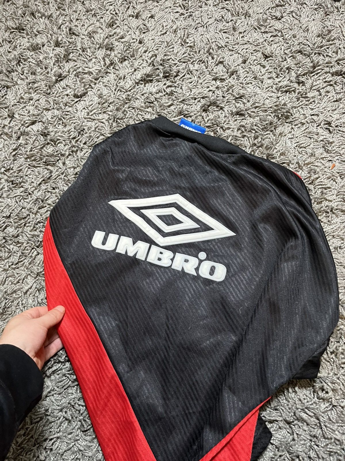 Umbro MANCHESTER UNITED RED DEVILS 1994/96 UMBRO SOCCER JERSEY Size US XL / EU 56 / 4 - 6 Thumbnail