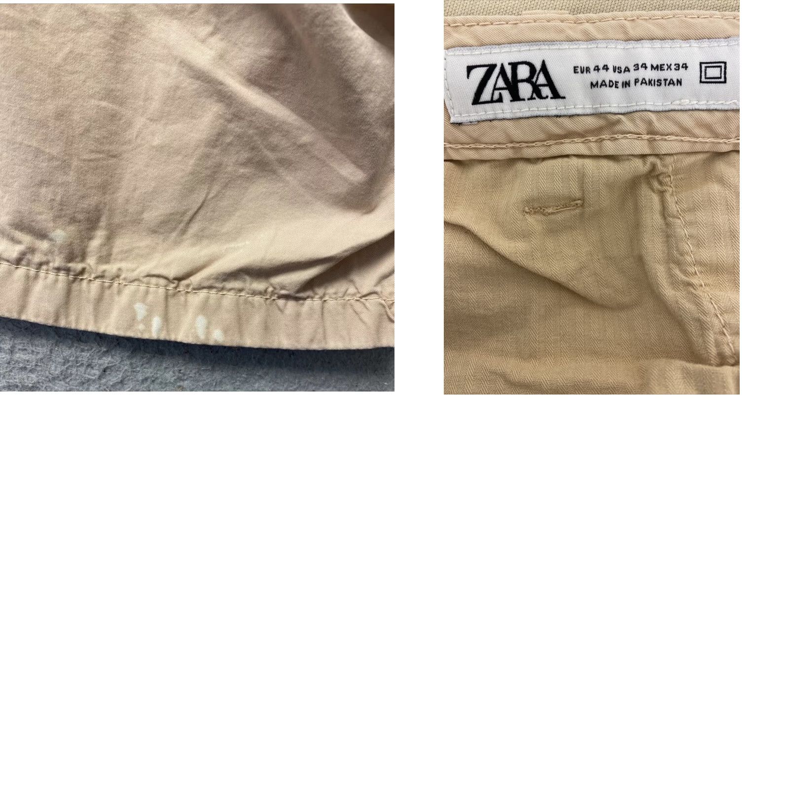 Zara Zara Chino Shorts Mens Size 34 Mauve Flat Front Casual Size US 34 / EU 50 - 8 Thumbnail