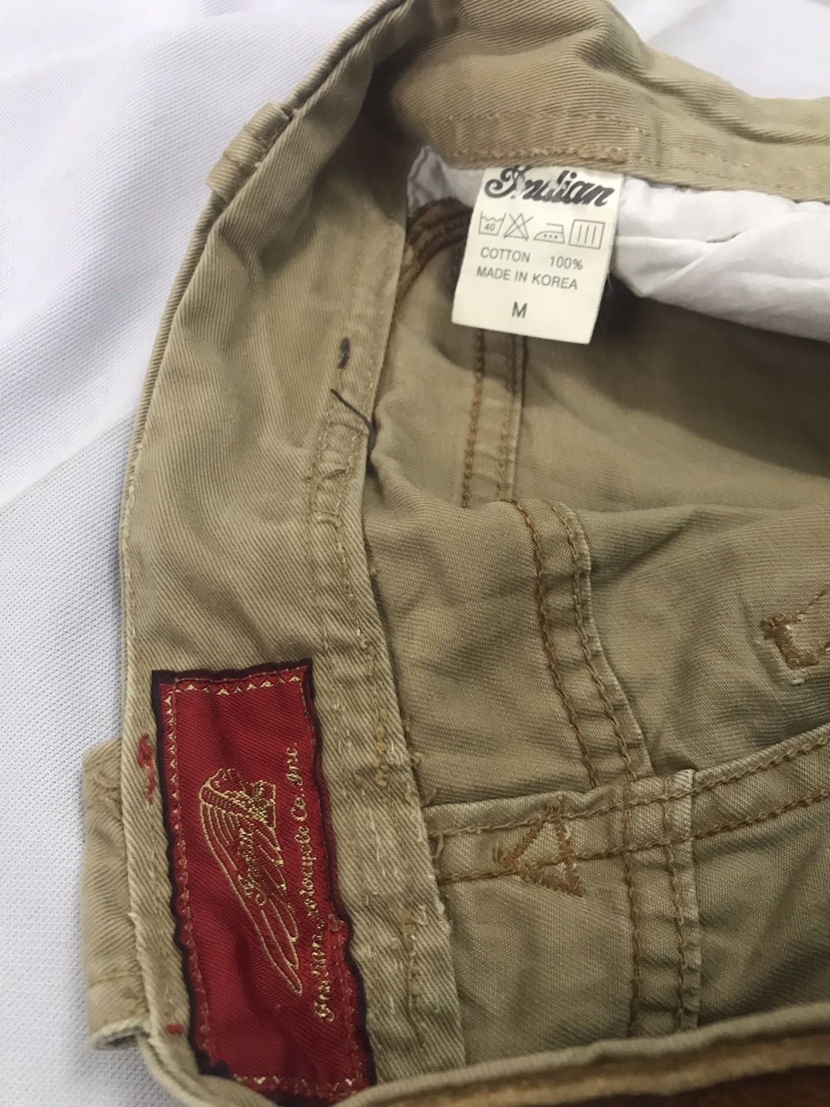 Indian Motorcycle × Japanese Brand Indian Biker Motorcycle Pants - Flare Leg Zipped Trousers Size US 30 / EU 46 - 14 Thumbnail