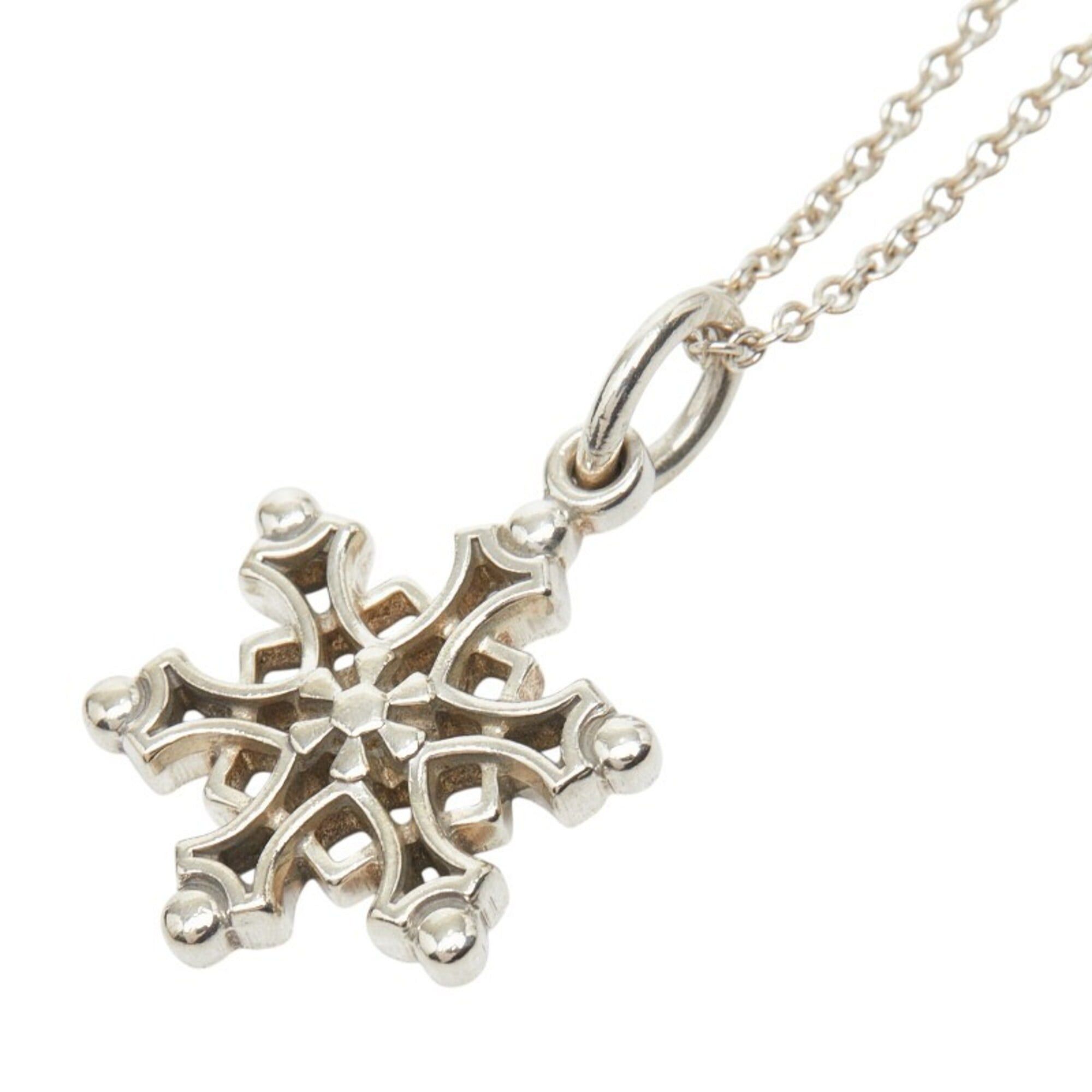 Tiffany & Co. Tiffany & Co. Snowflake Pendant Necklace, SV925 Silver, Women's. Size ONE SIZE - 1 Thumbnail