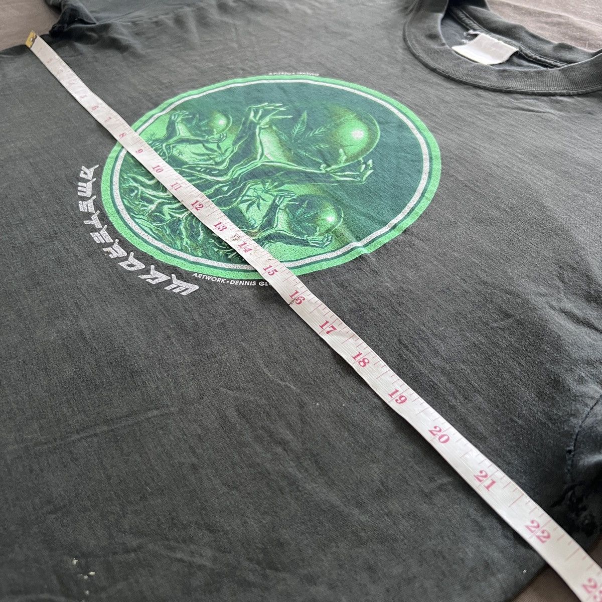 Vintage Amsterdam Weed Drug Art Tee Thrashed Sun Faded Distressed Size US XL / EU 56 / 4 - 22 Thumbnail