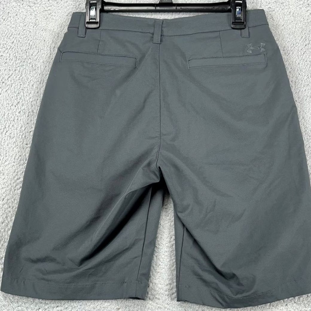 Under Armour Under Armour Shorts Mens 30 Heat Gear Grey Chino Golf Flat Front Stretch Pockets Size US 30 / EU 46 - 2 Thumbnail