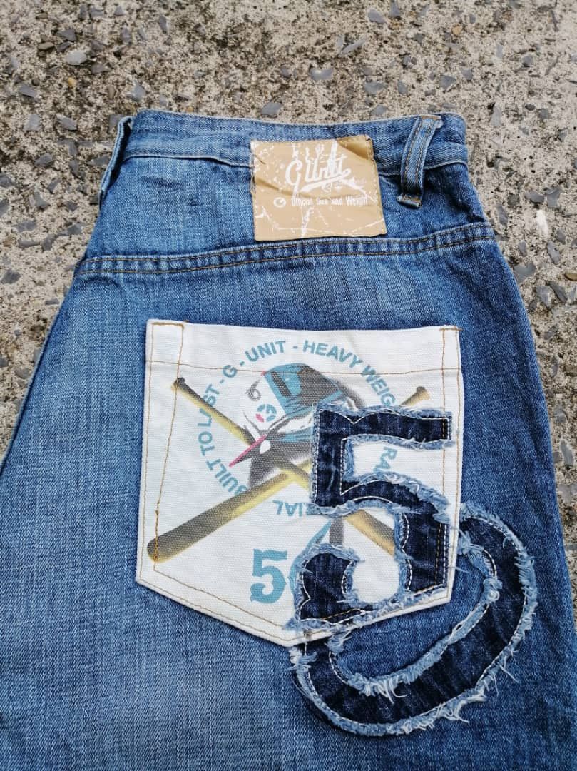G-Unit G Unit Heavyweight Raw Material Denim Jeans Size US 32 / EU 48 - 8 Thumbnail