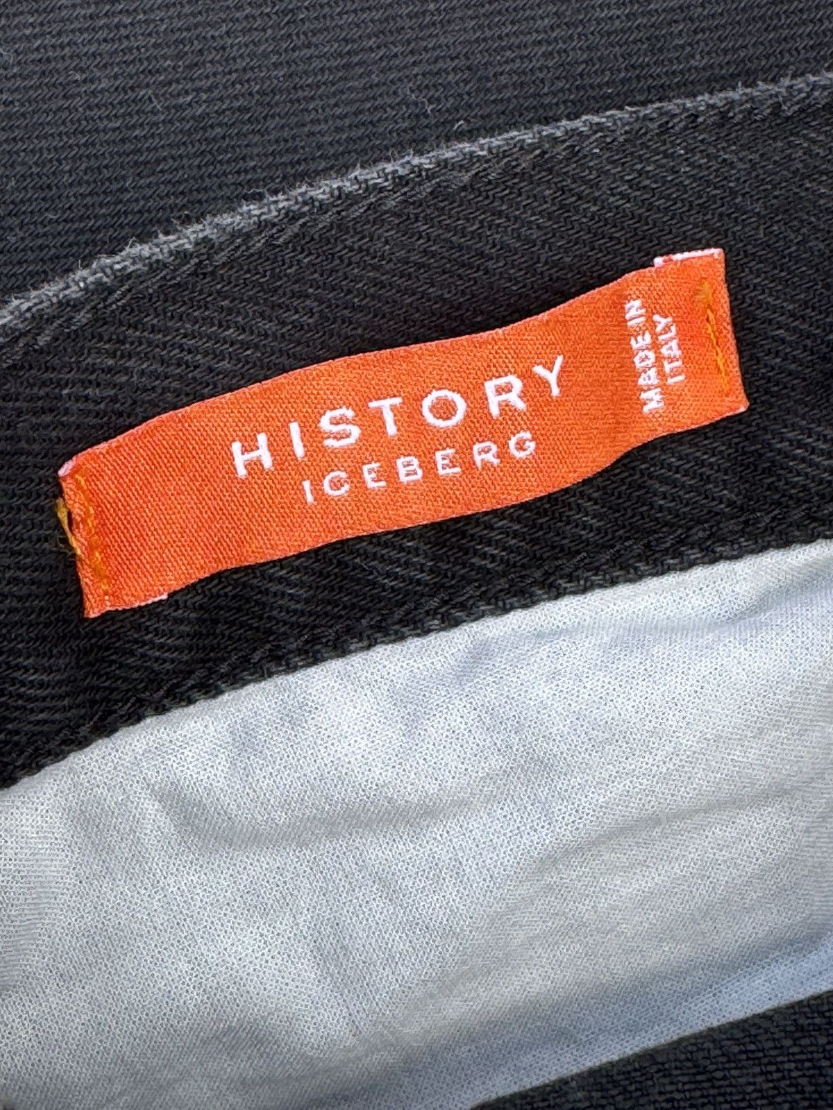 Iceberg × Vintage Iceberg History 90’s Vintage Hip Hop Rap Black Denim Jeans Size US 40 / EU 56 - 9 Thumbnail