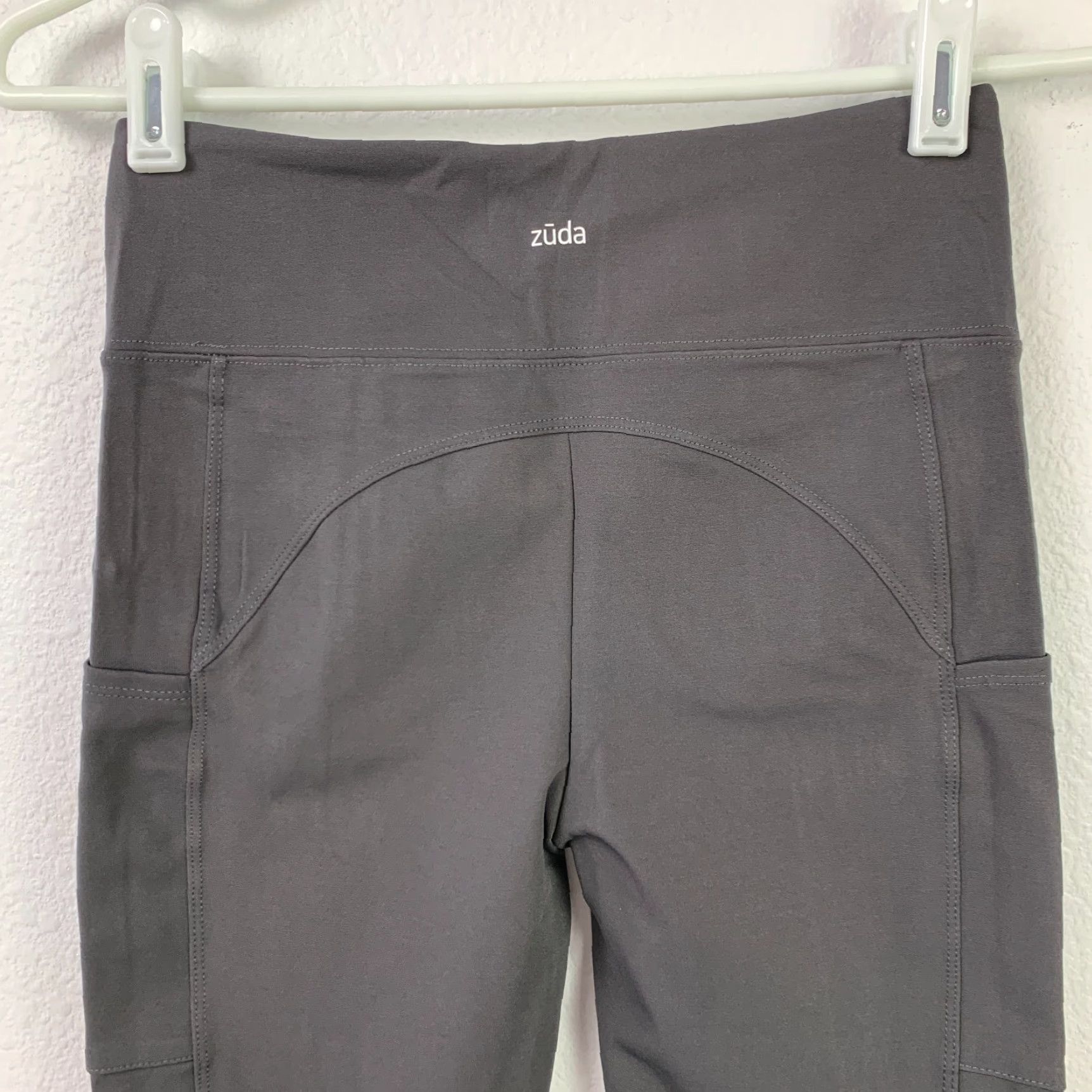 Vintage VINTAGE Zuda Z-Stretch Momentum A370675 Dark Gray Leggings XS Size 26" / US 2 / IT 38 - 3 Thumbnail