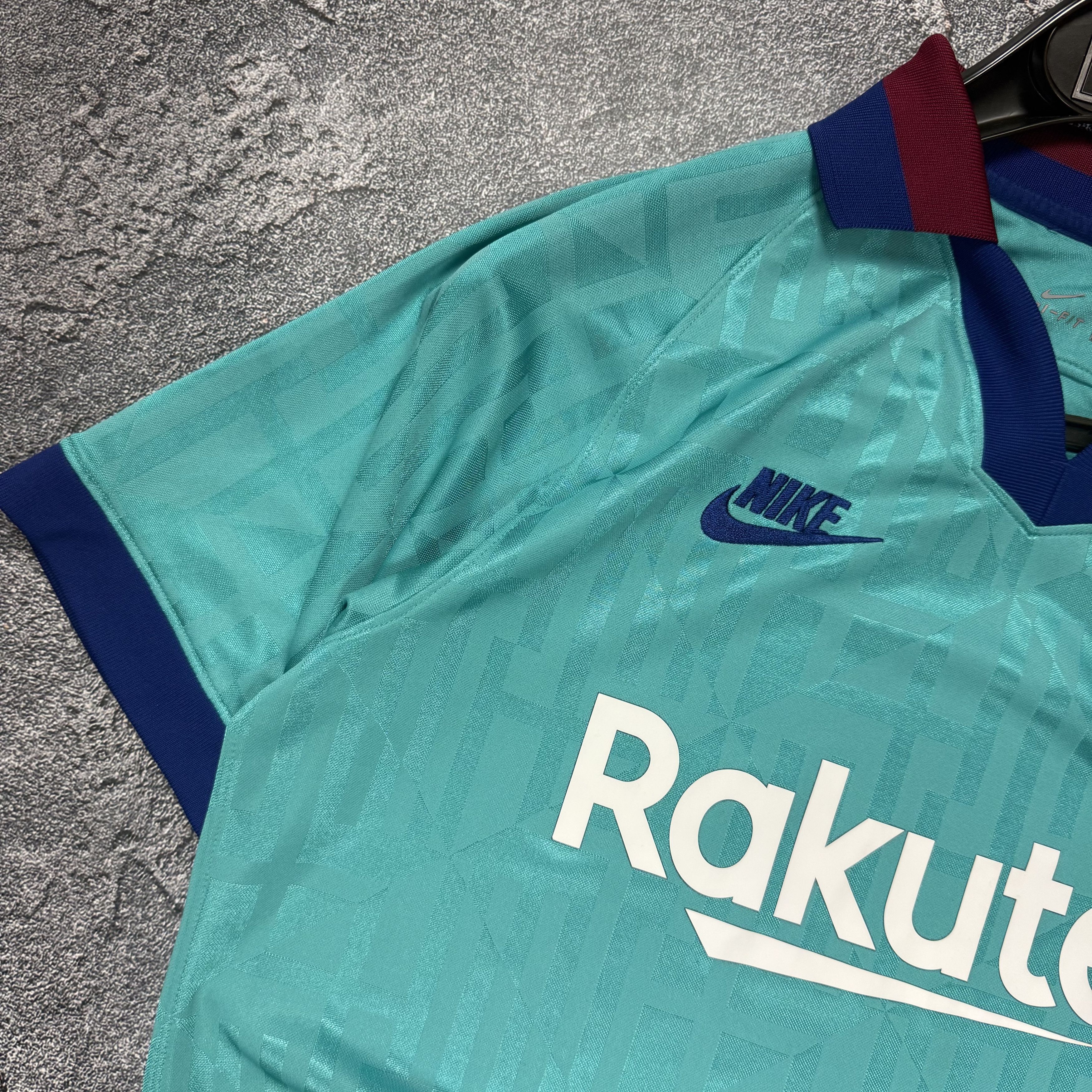 Nike 2019 Nike Barcelona third soccer jersey turquoise Size US S / EU 44-46 / 1 - 3 Thumbnail