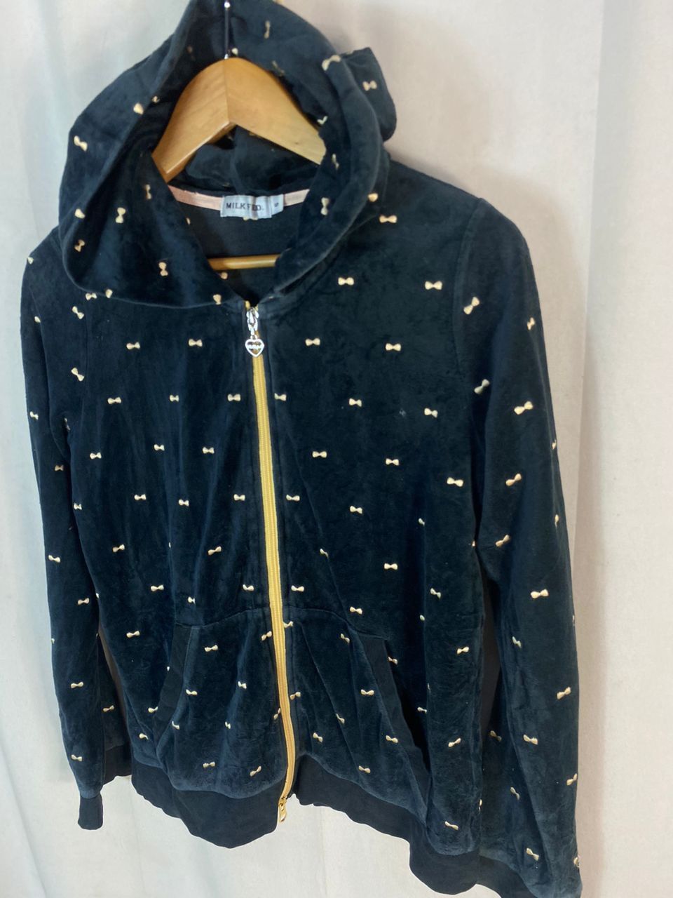 Japanese Brand × MILKFED Milkfed fullprint velvet zipper hoodie Size M / US 6-8 / IT 42-44 - 3 Thumbnail