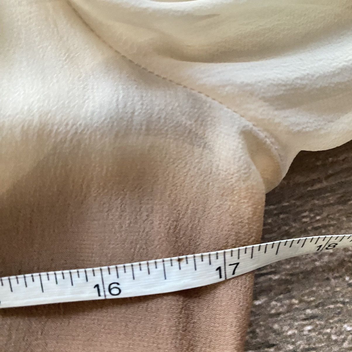 Tom Ford S/S 1997 Gucci by Tom Ford Brown Sheer Ombré Silk Button. Size US XXS / EU 40 - 7 Thumbnail