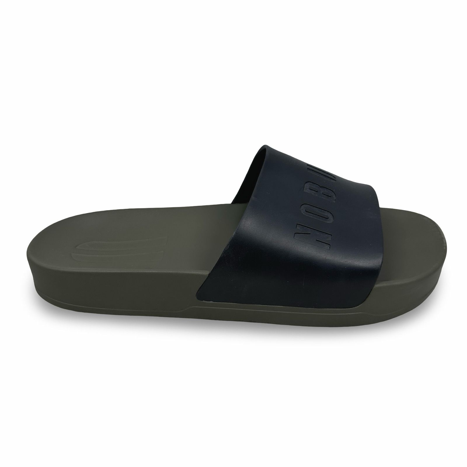 Other Nobull Slides Sandals Mens 12 Women 13.5 Green Black Slip On Size US 12 / EU 45 - 1 Thumbnail
