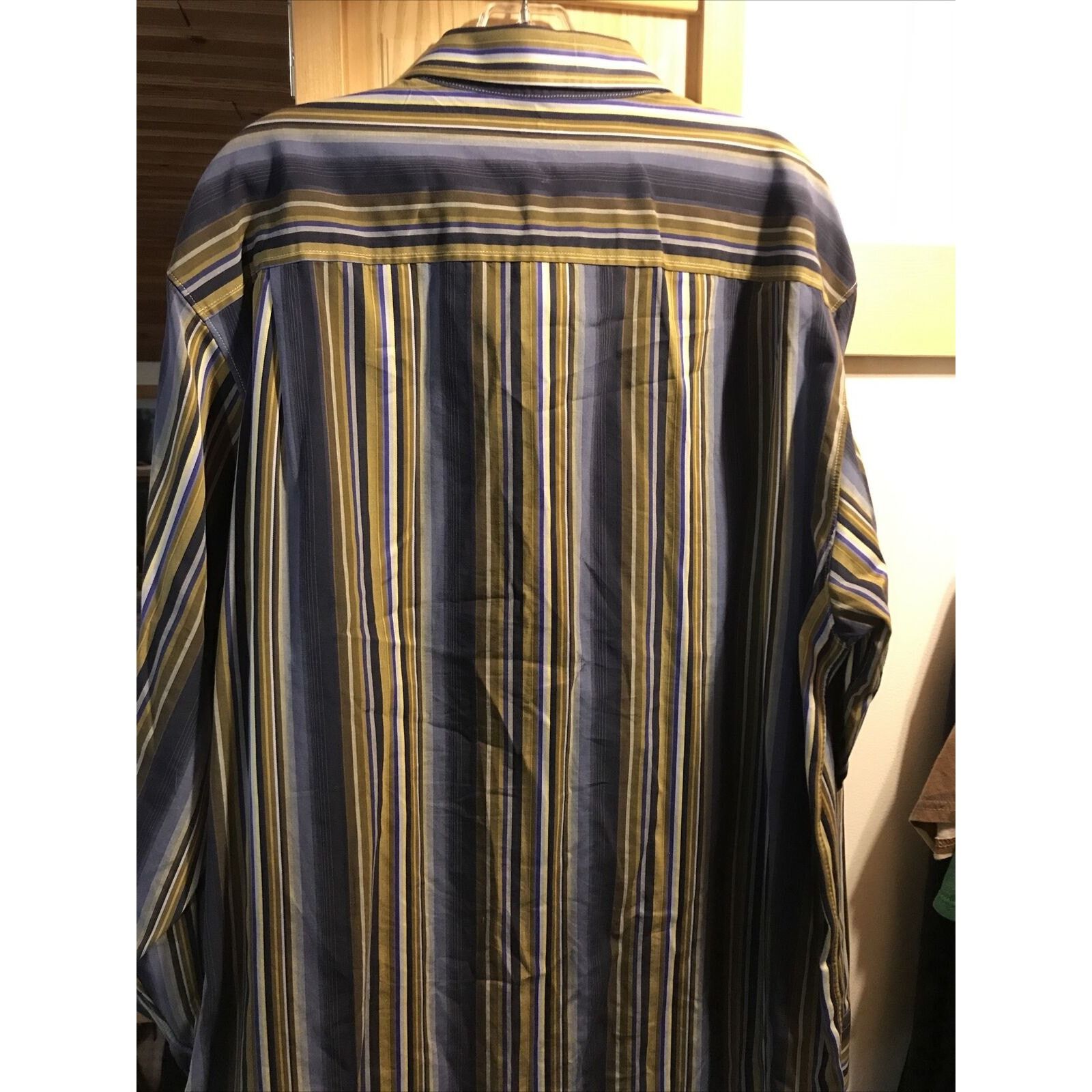 Indigo Palms Indigo Palms Denim Co Men’s XL Gold Button Down Cotton Shirt Size US XL / EU 56 / 4 - 10 Thumbnail