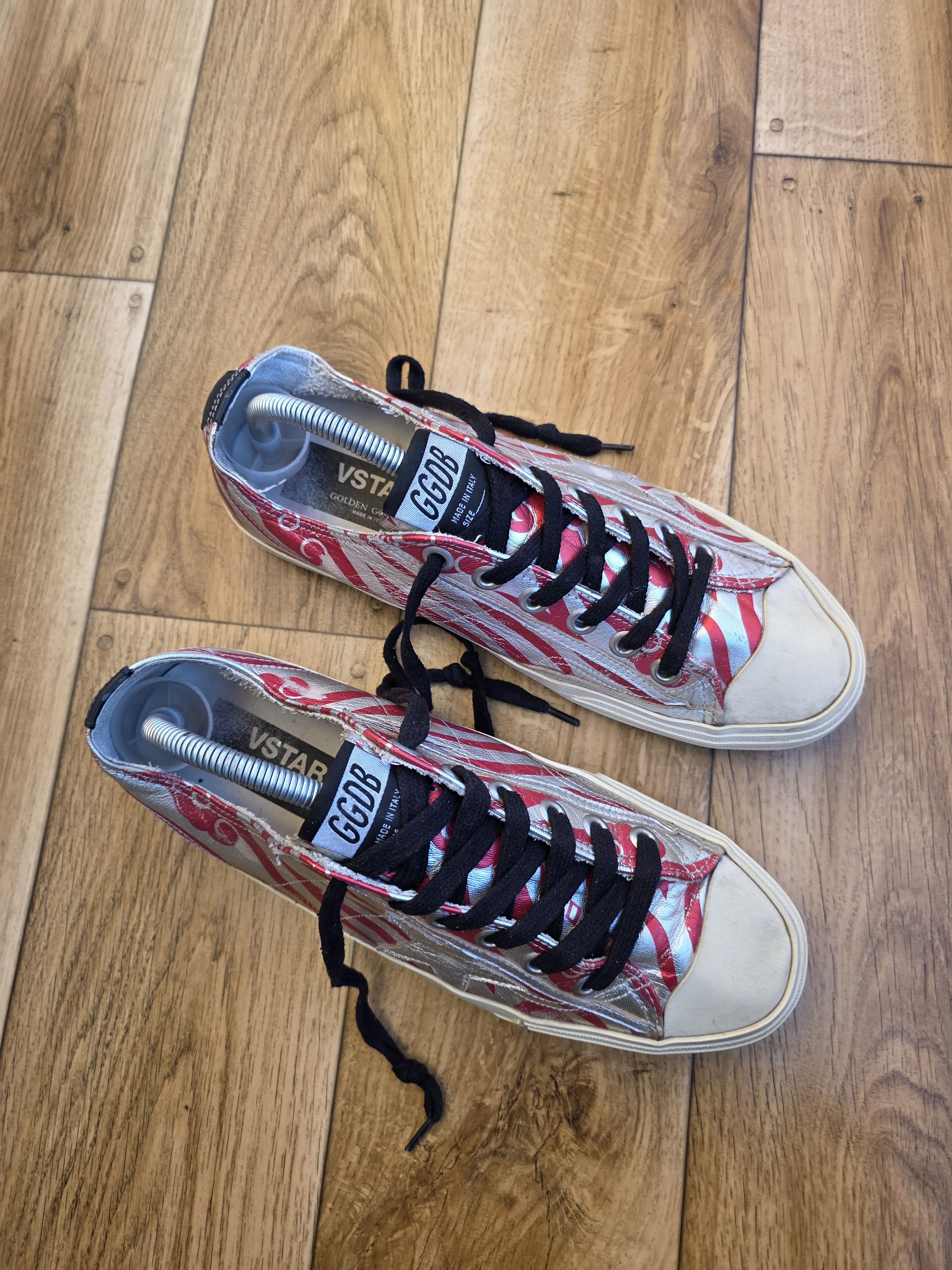 Golden Goose Golden Goose Vstar 2 Leather Sneakers Size US 7 / EU 40 - 8 Thumbnail