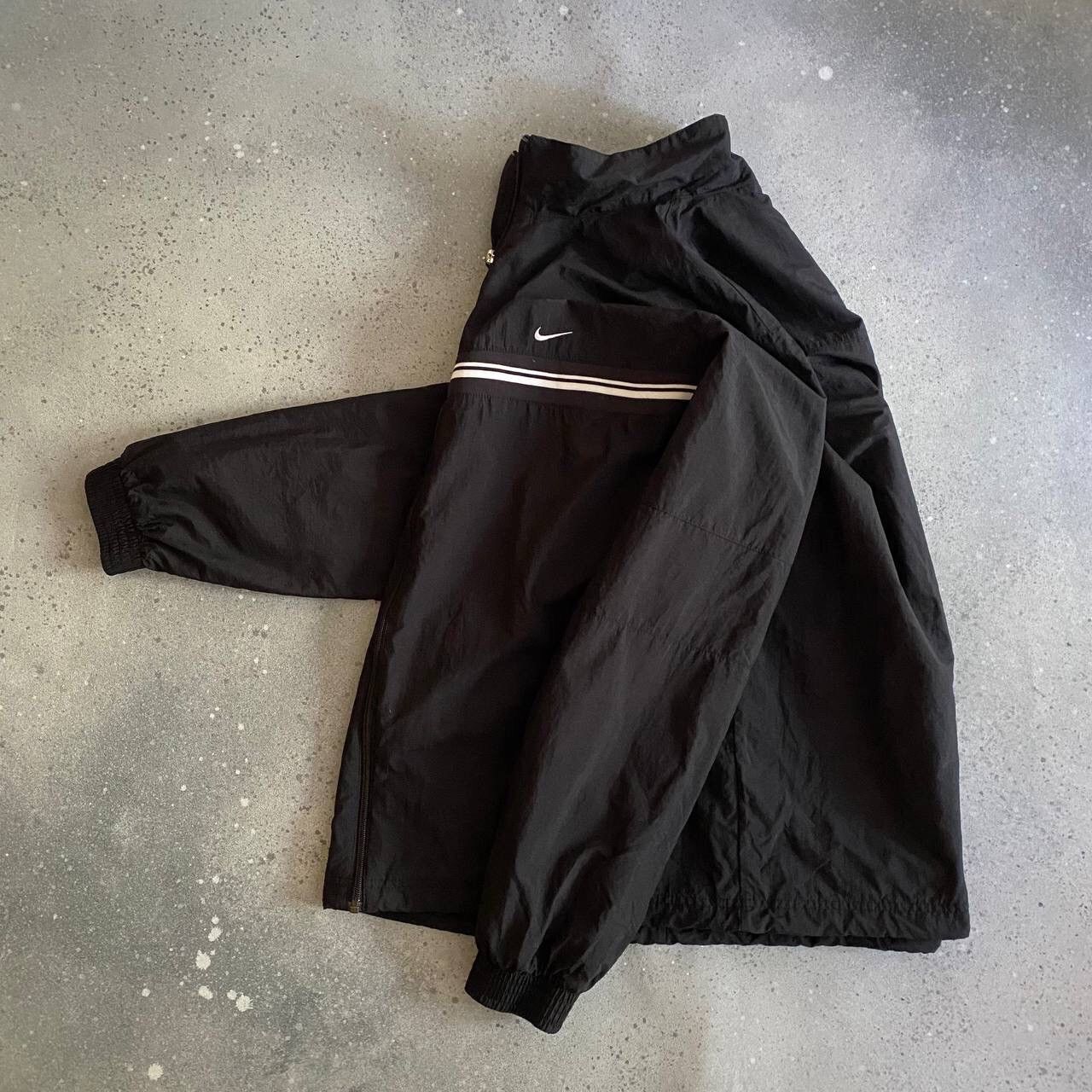 Nike × Nike ACG × Vintage 90s Nike Vintage Swoosh Logo Drill / Gorpcore Jacket Size US XL / EU 56 / 4 - 2 Thumbnail