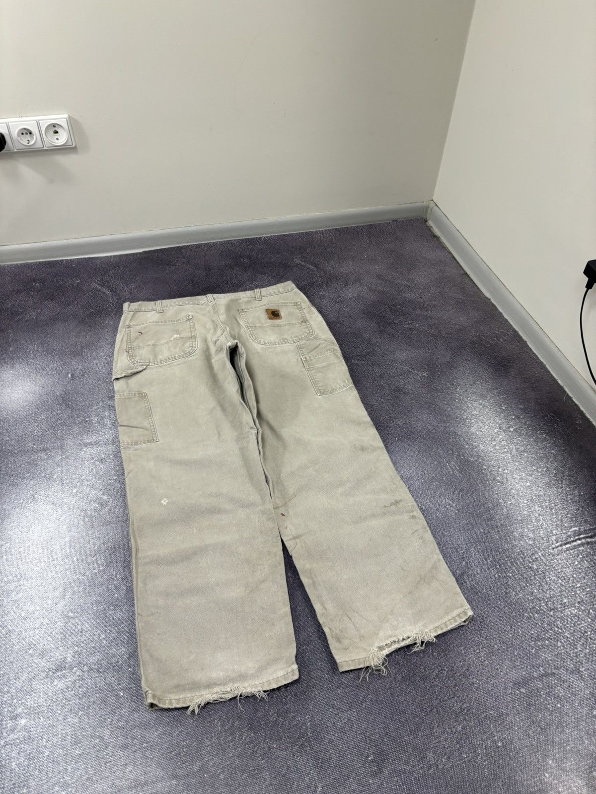 Carhartt Vintage 90s Carhartt USA Hype Work Baggy Pants Size US 38 / EU 54 - 4 Thumbnail
