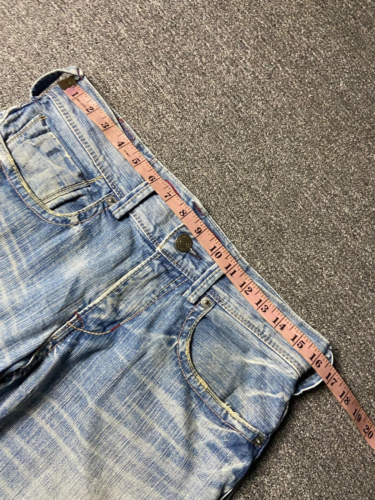 Japanese Brand Liberto XXX Distressed Ripped Denim Jeans (165) Size US 32 / EU 48 - 11 Thumbnail