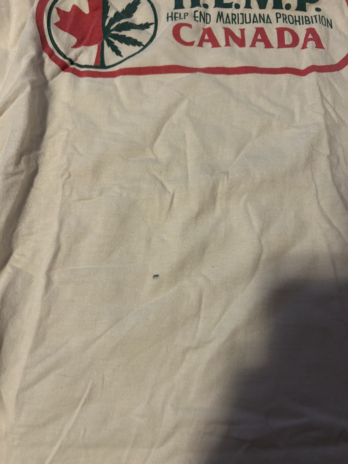 Vintage Vintage Marijuana / Weed 90’s Graphic Tee Size US XL / EU 56 / 4 - 2 Thumbnail