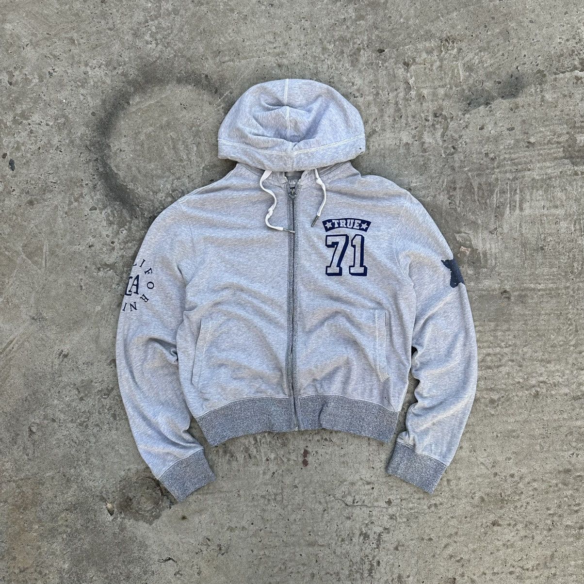 True Religion Vintage True Religion Zip Hoodie Big Logo Y2K Style USA Size US XXL / EU 58 / 5 - 2 Thumbnail